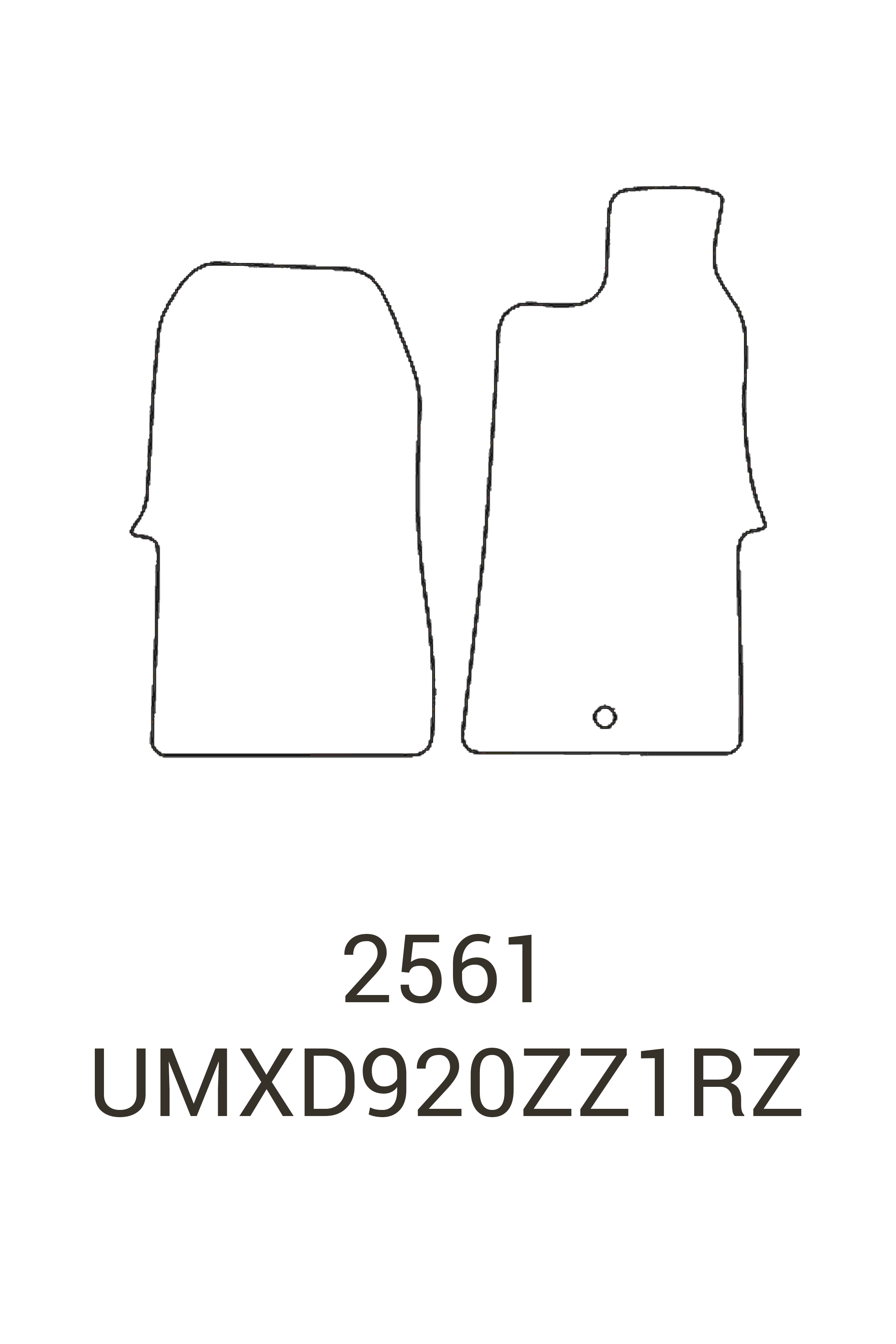 Fits Maxus Deliver 9 2020+ Front Rubber Mats