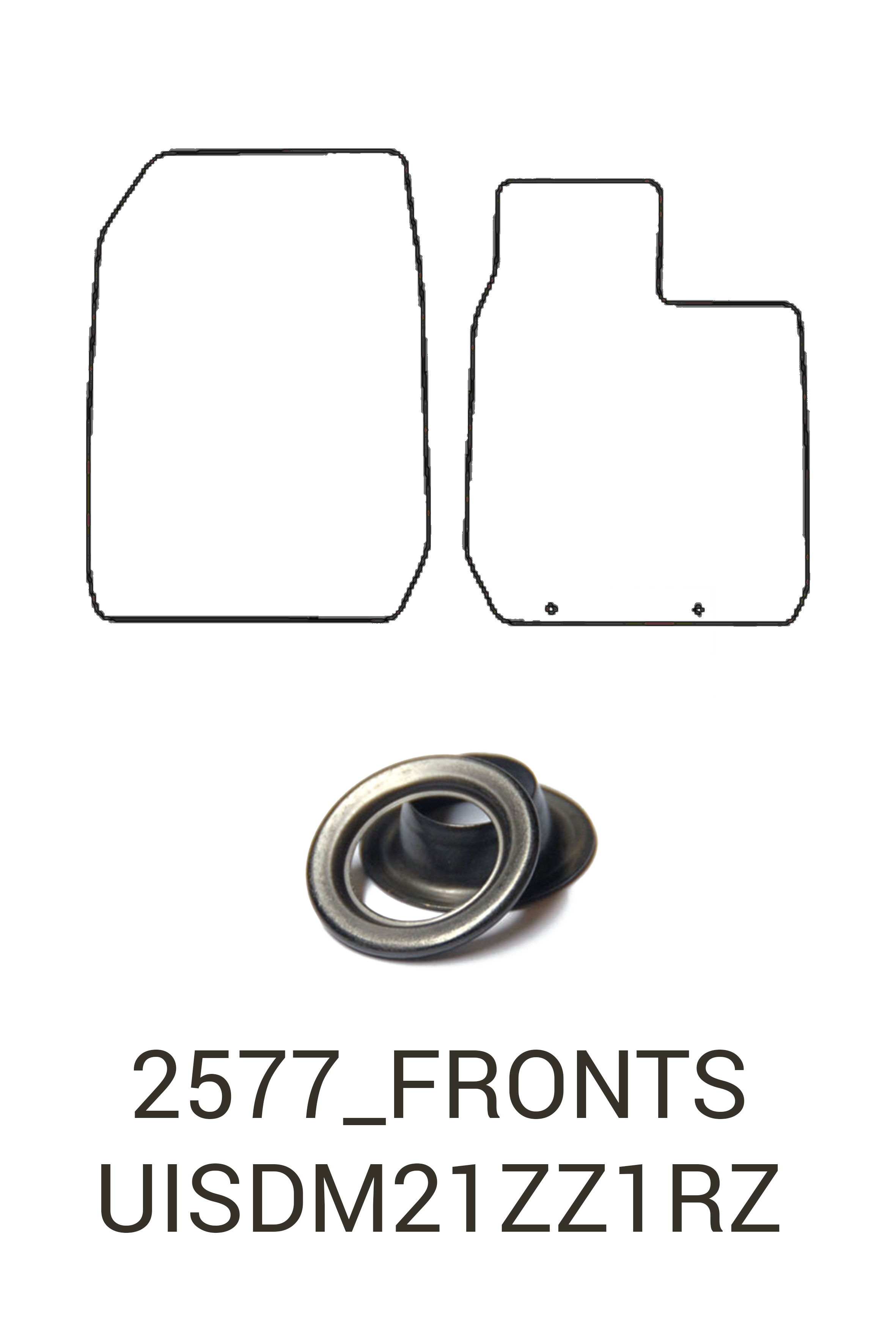 Fits Isuzu D-Max 2021+ Rubber Mats