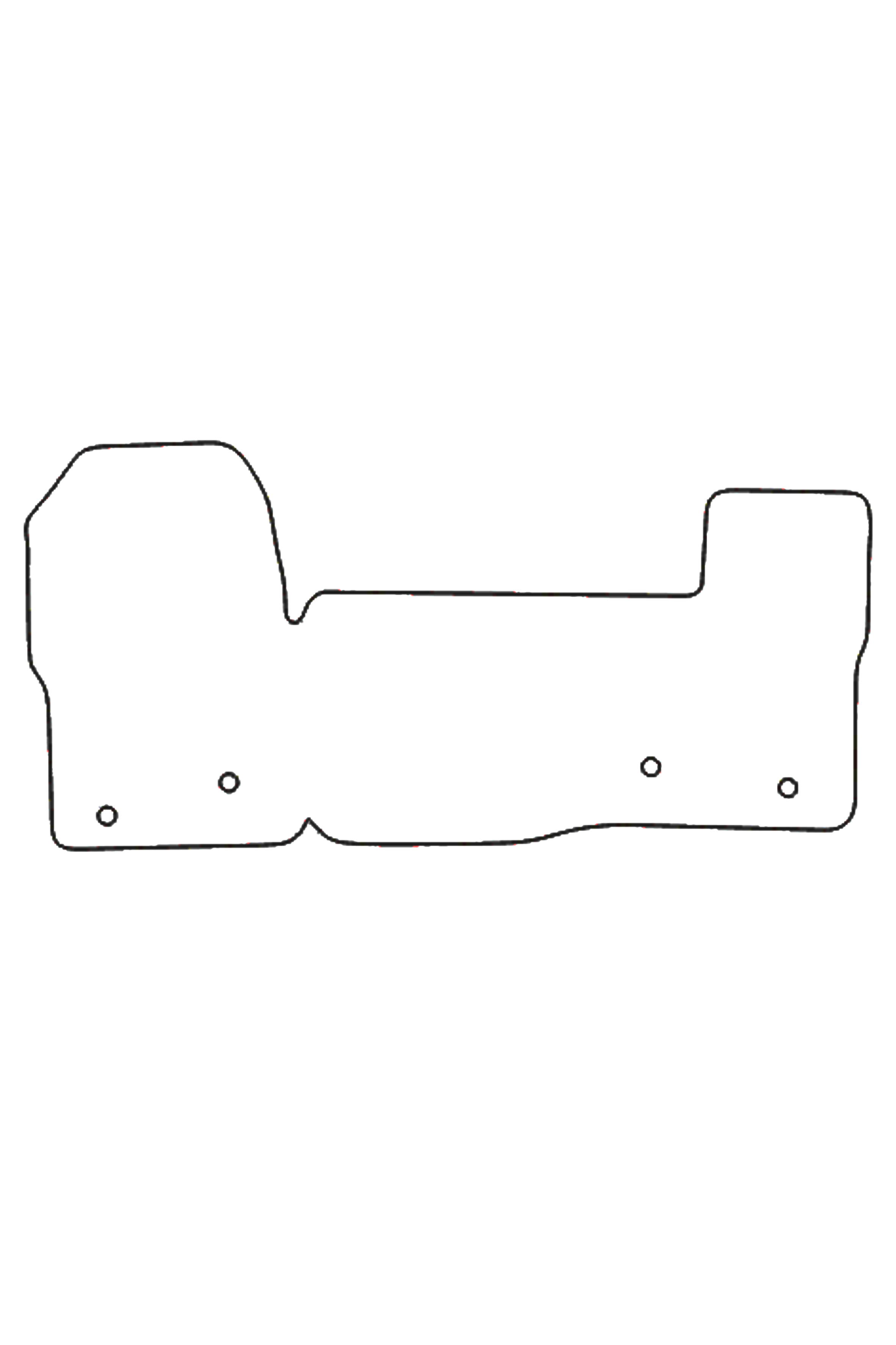 Fits Ford Transit 2020+ Front Rubber Mats