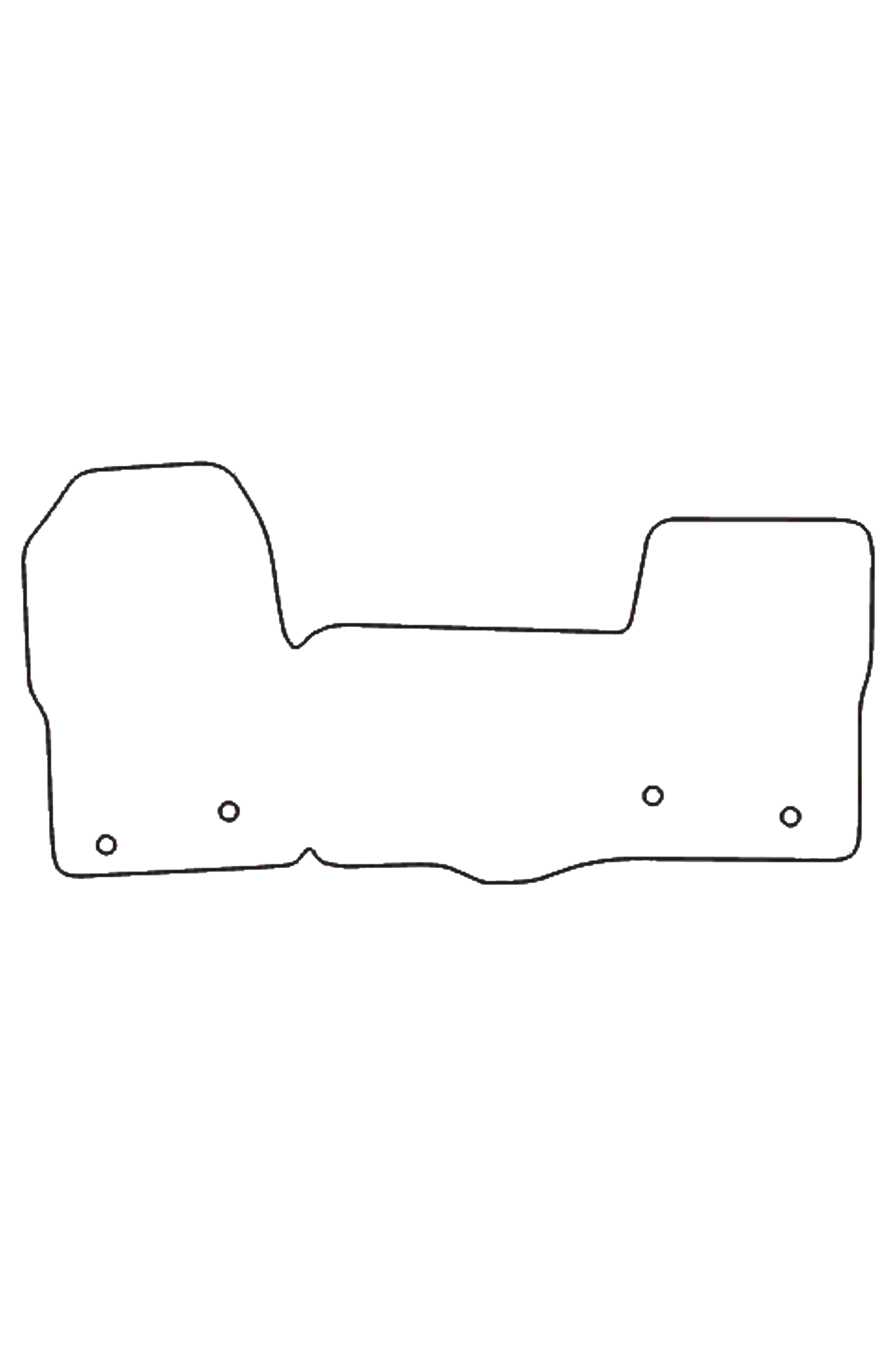 Fits Ford Transit 2020+ Front Rubber Mats