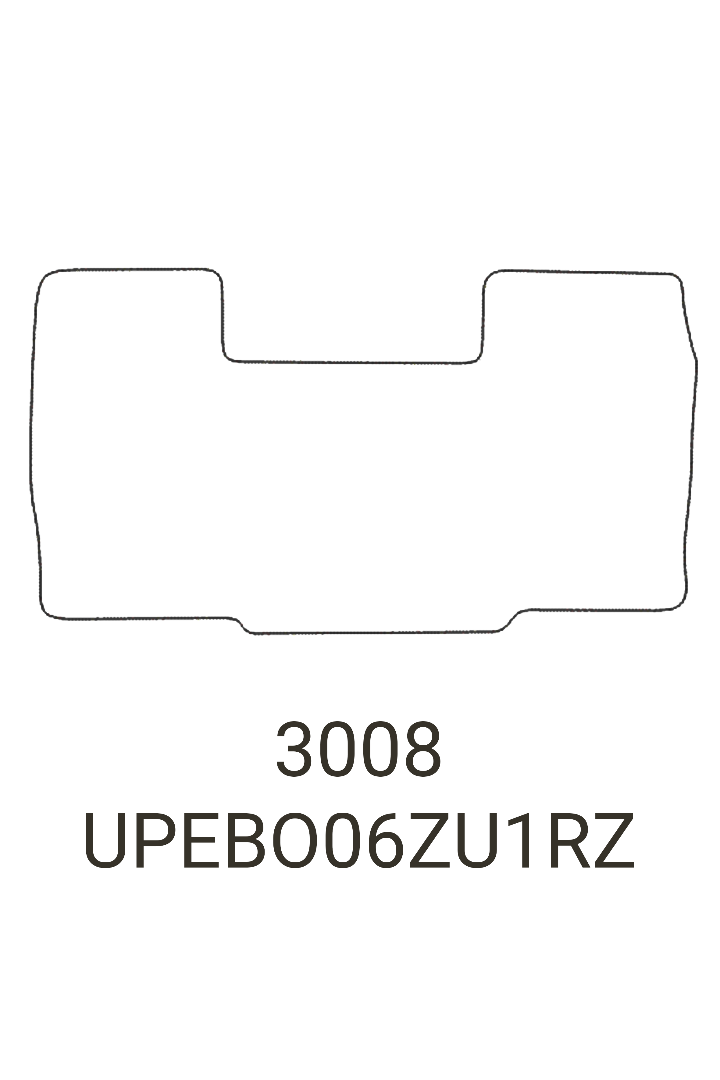 Fits Peugeot Boxer 2006+ Front Rubber Mat