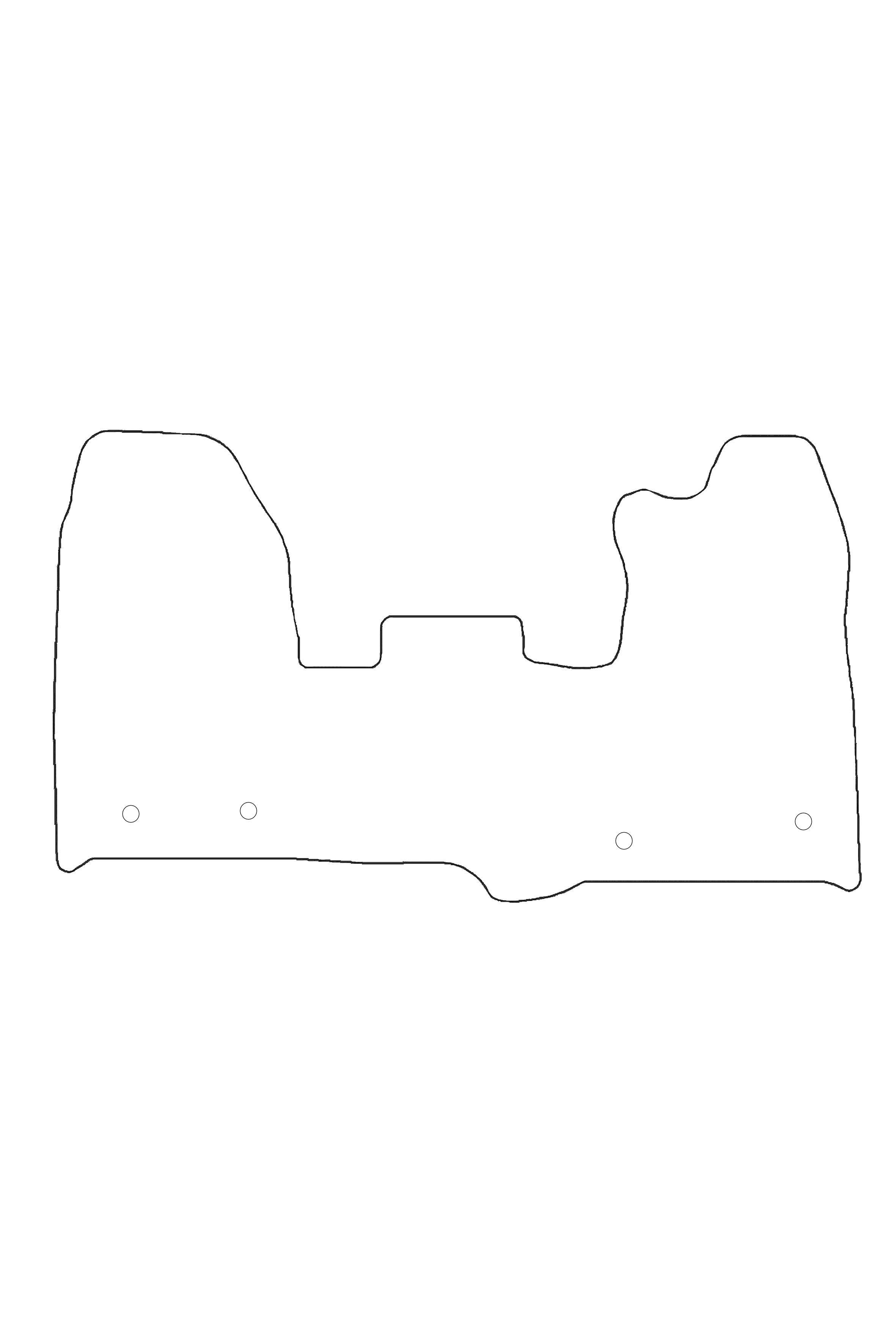 Fits Ford Custom 2013-2023 Front Rubber Mats