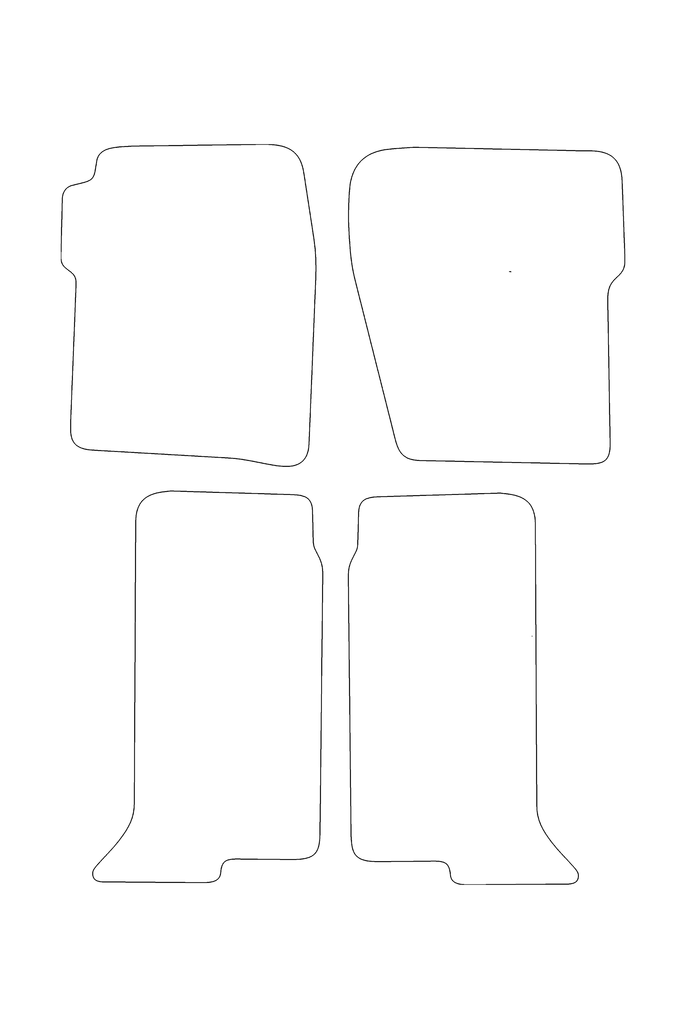 Fits Land Rover Discovery Series 2 Rubber Mats