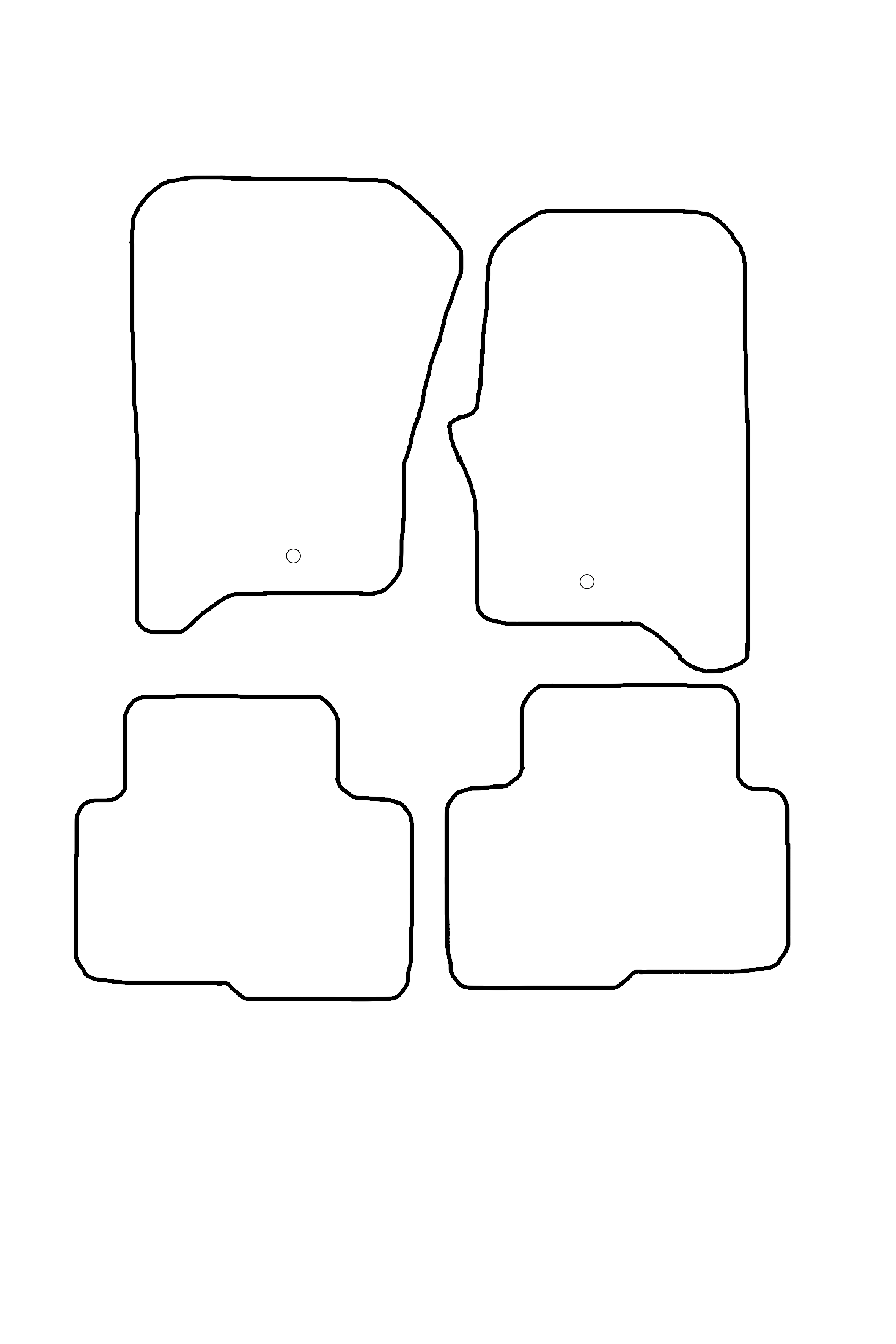 Fits Land Rover Discovery Series 3 Rubber Mats