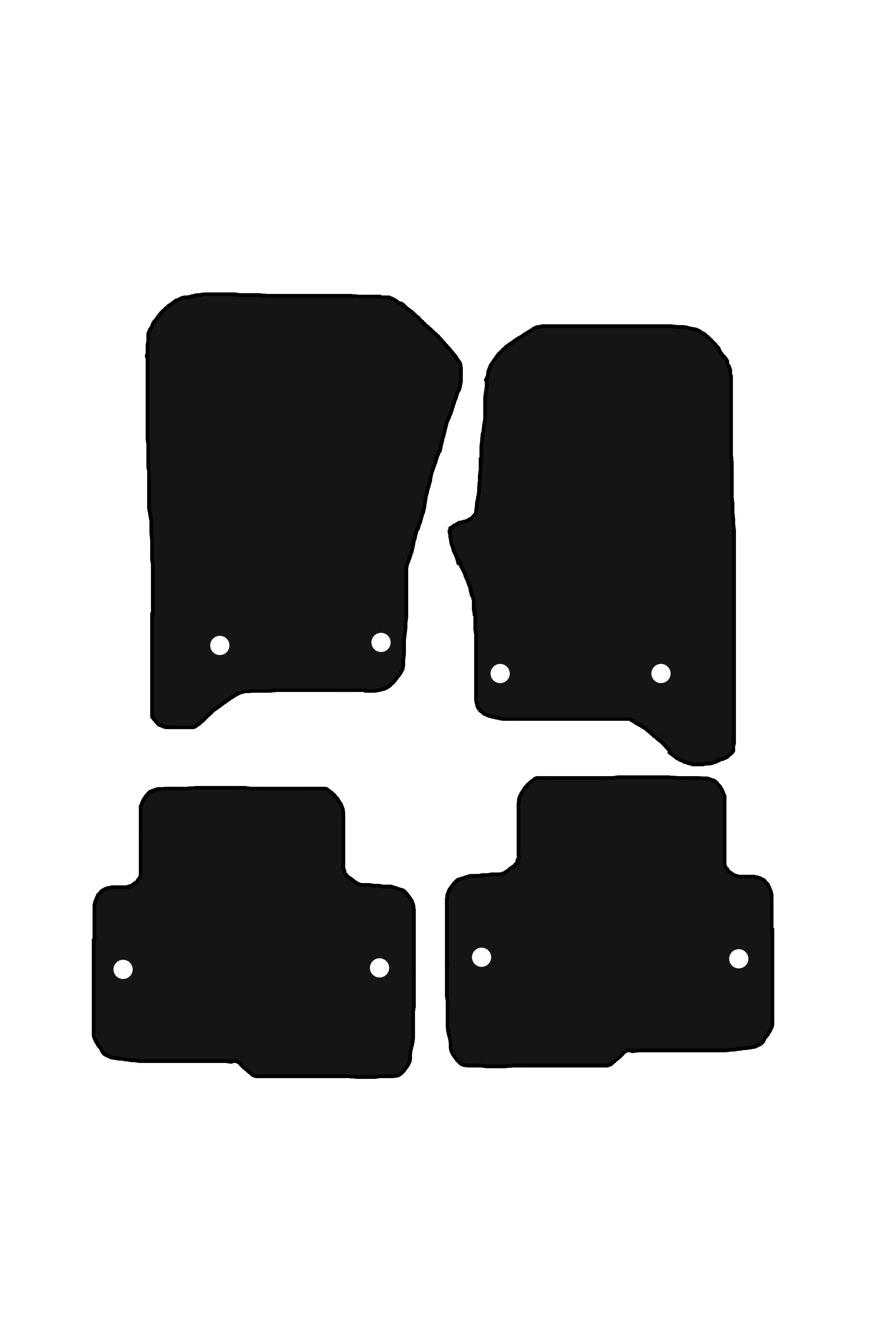 Fits Land Rover Discovery Series 3 Rubber Mats