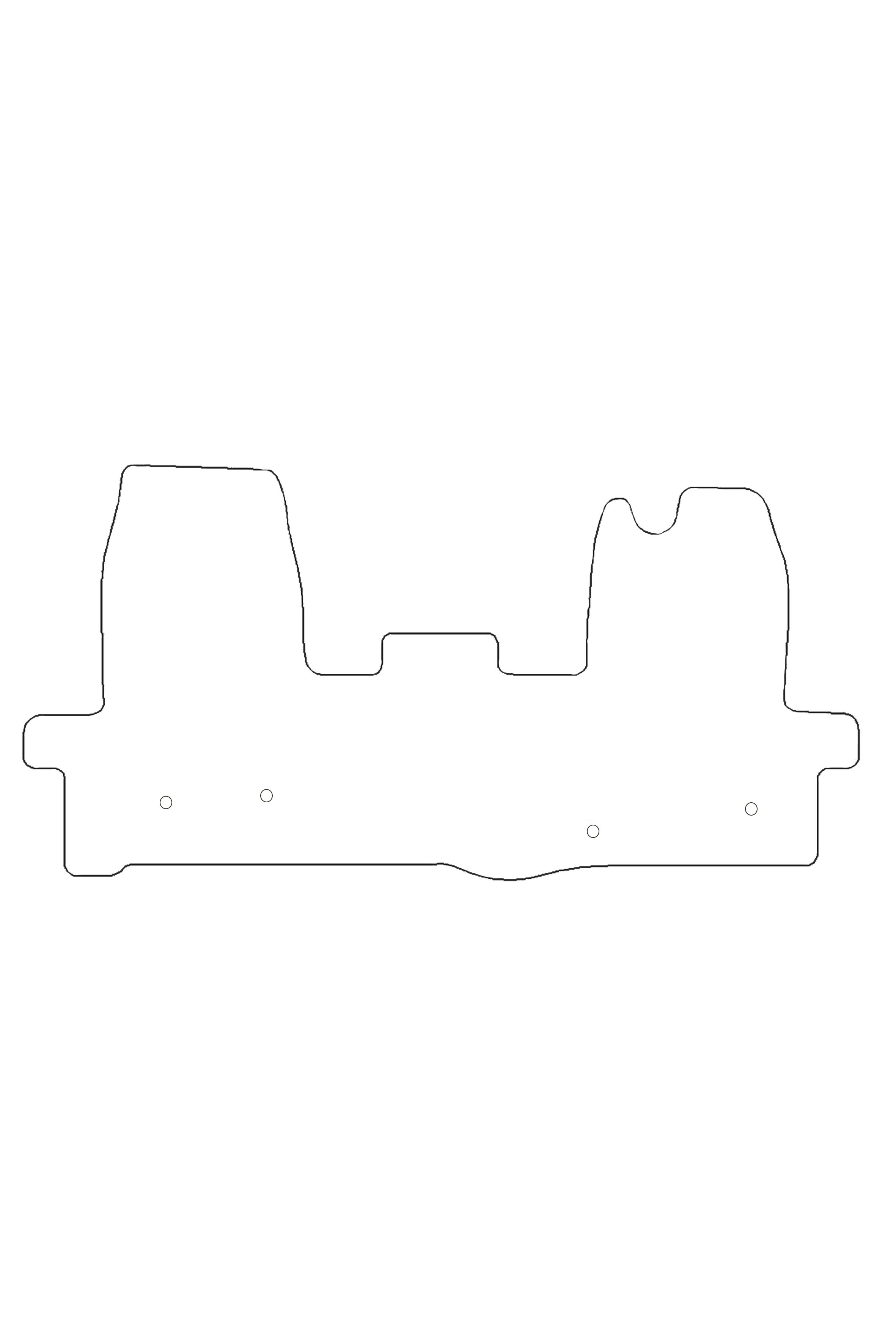 Fits Ford Transit 2014-2020 Front Rubber Mats