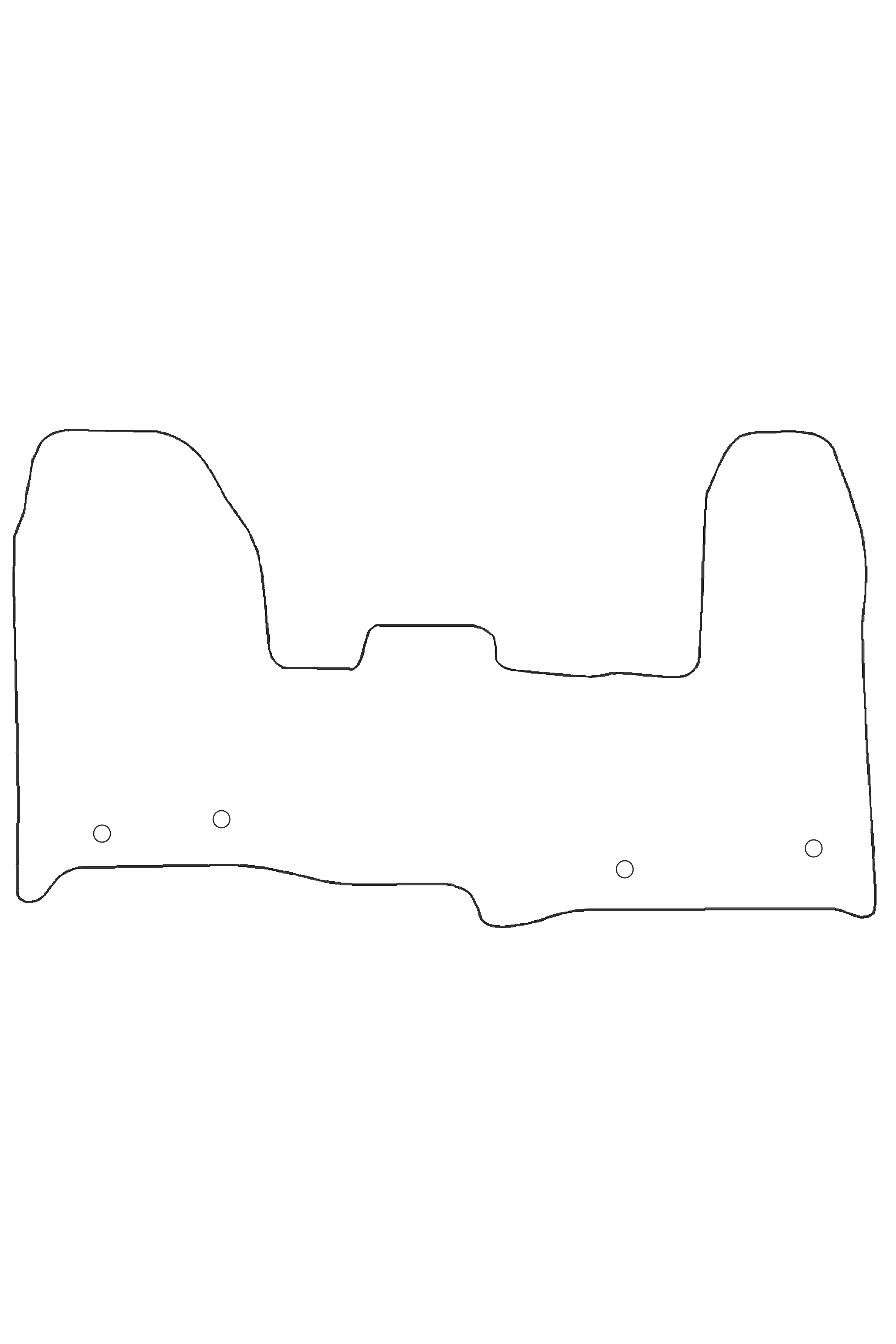 Fits Ford Custom 2013-2023 Front Rubber Mats