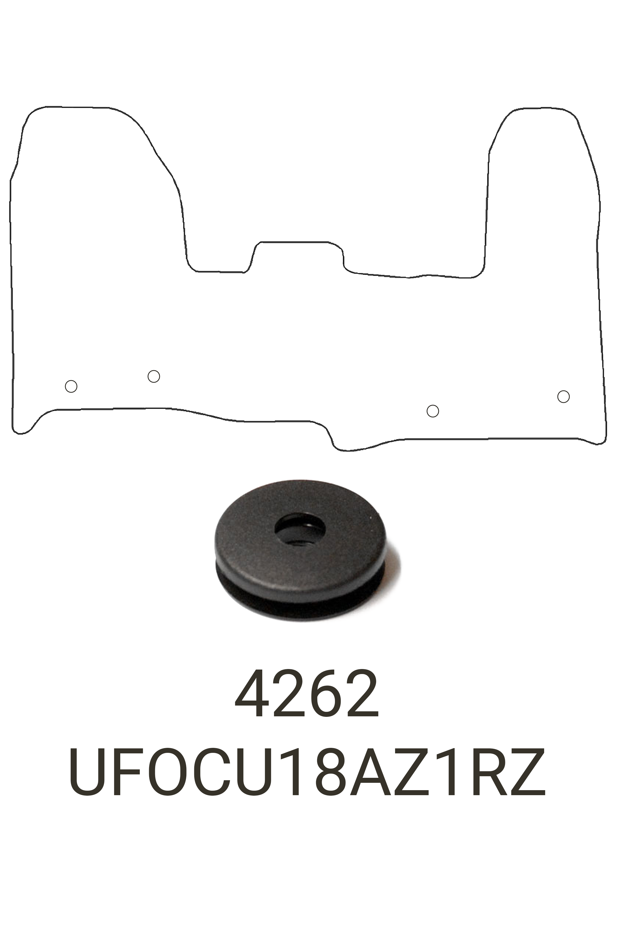 Fits Ford Custom 2013-2023 Front Rubber Mats