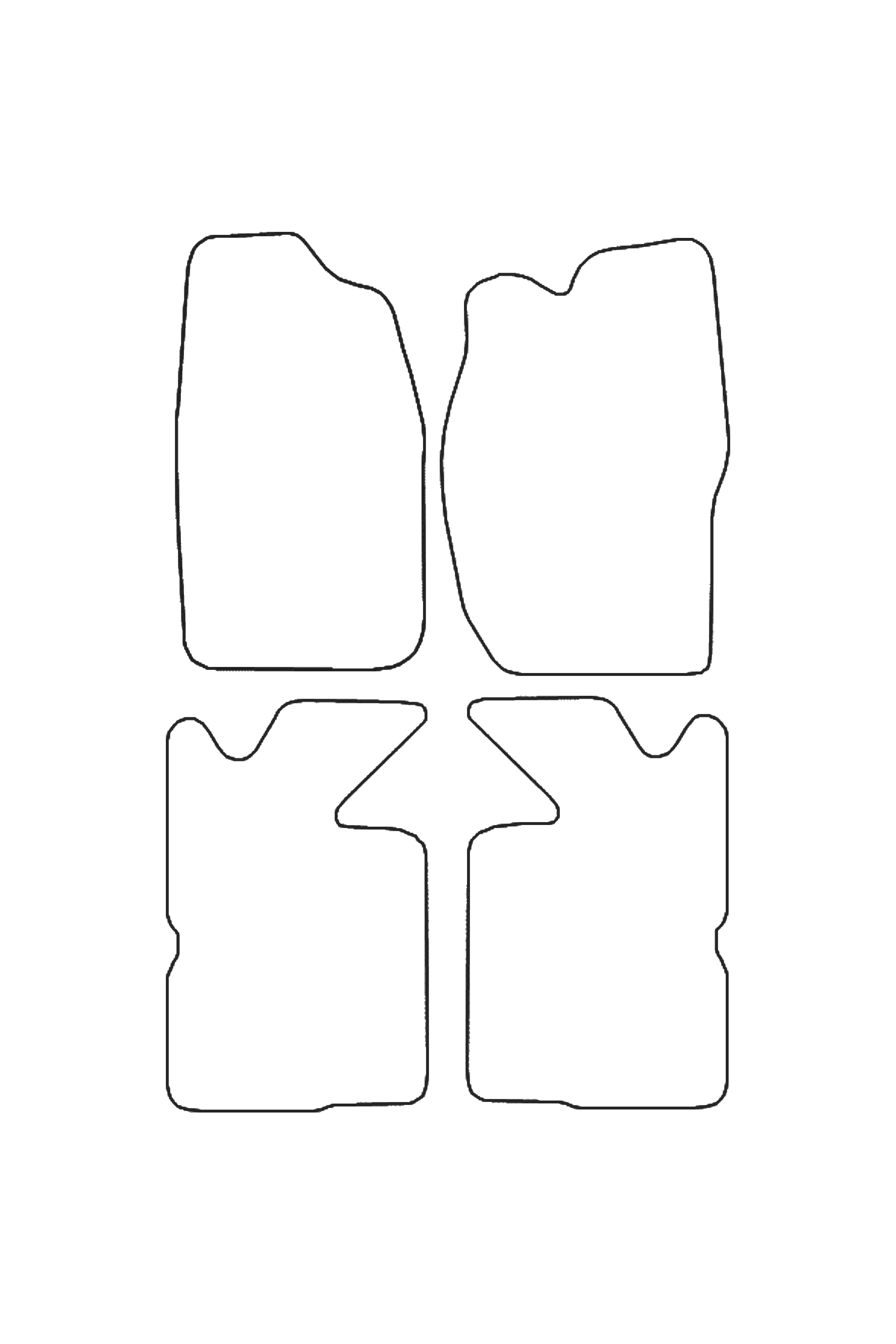 Fits Land Rover Discovery Series 1 Rubber Mats