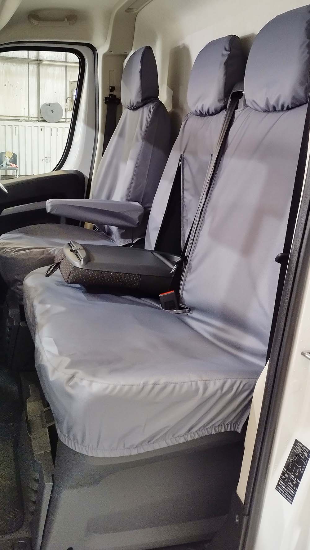 Fits Fiat e-Ducato Van 2020+ Front Seat Covers1