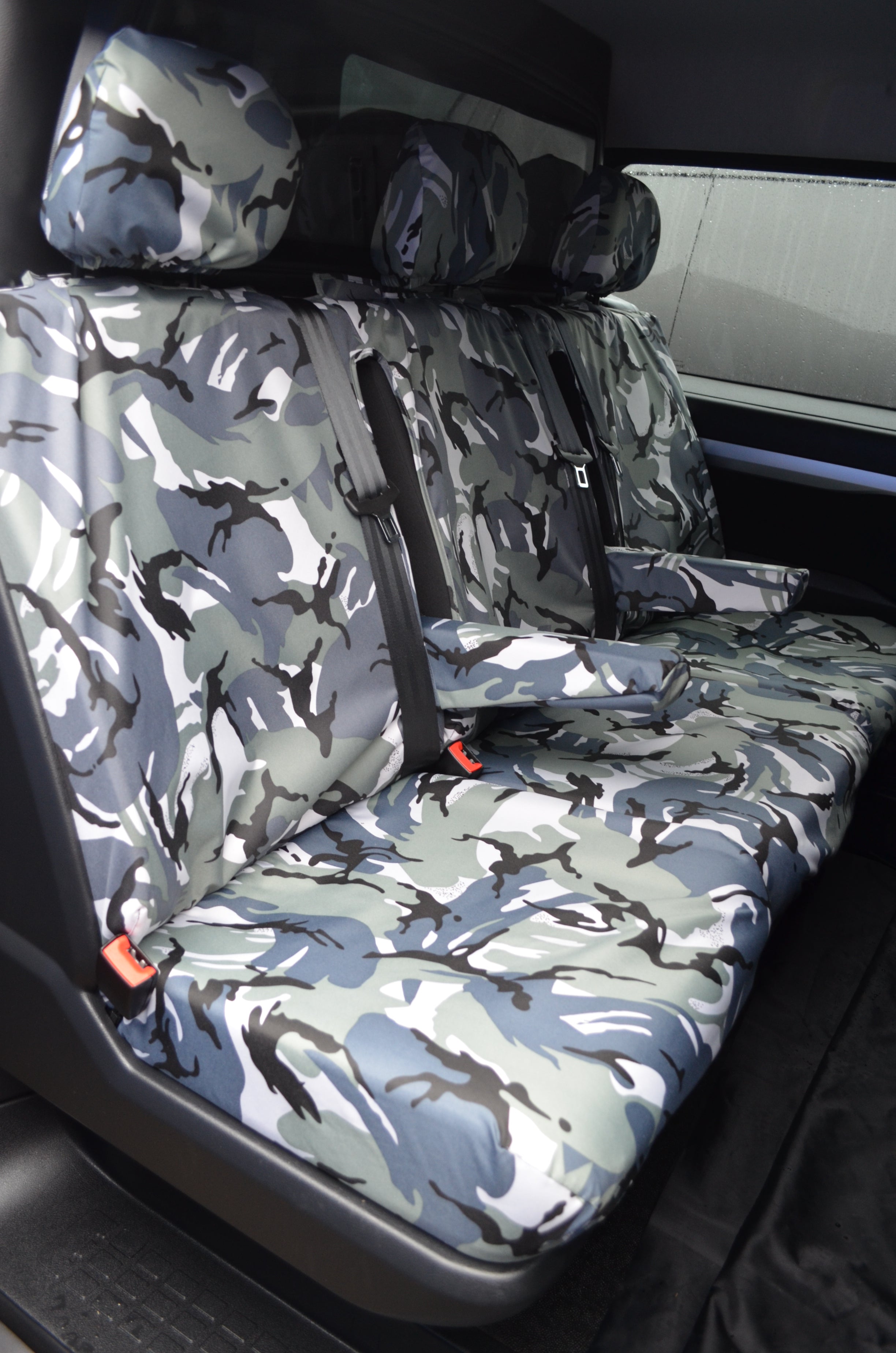 Vauxhall Vivaro 2019+ Crew Cab Rear Tailored Seat Cover  Turtle Covers Ltd