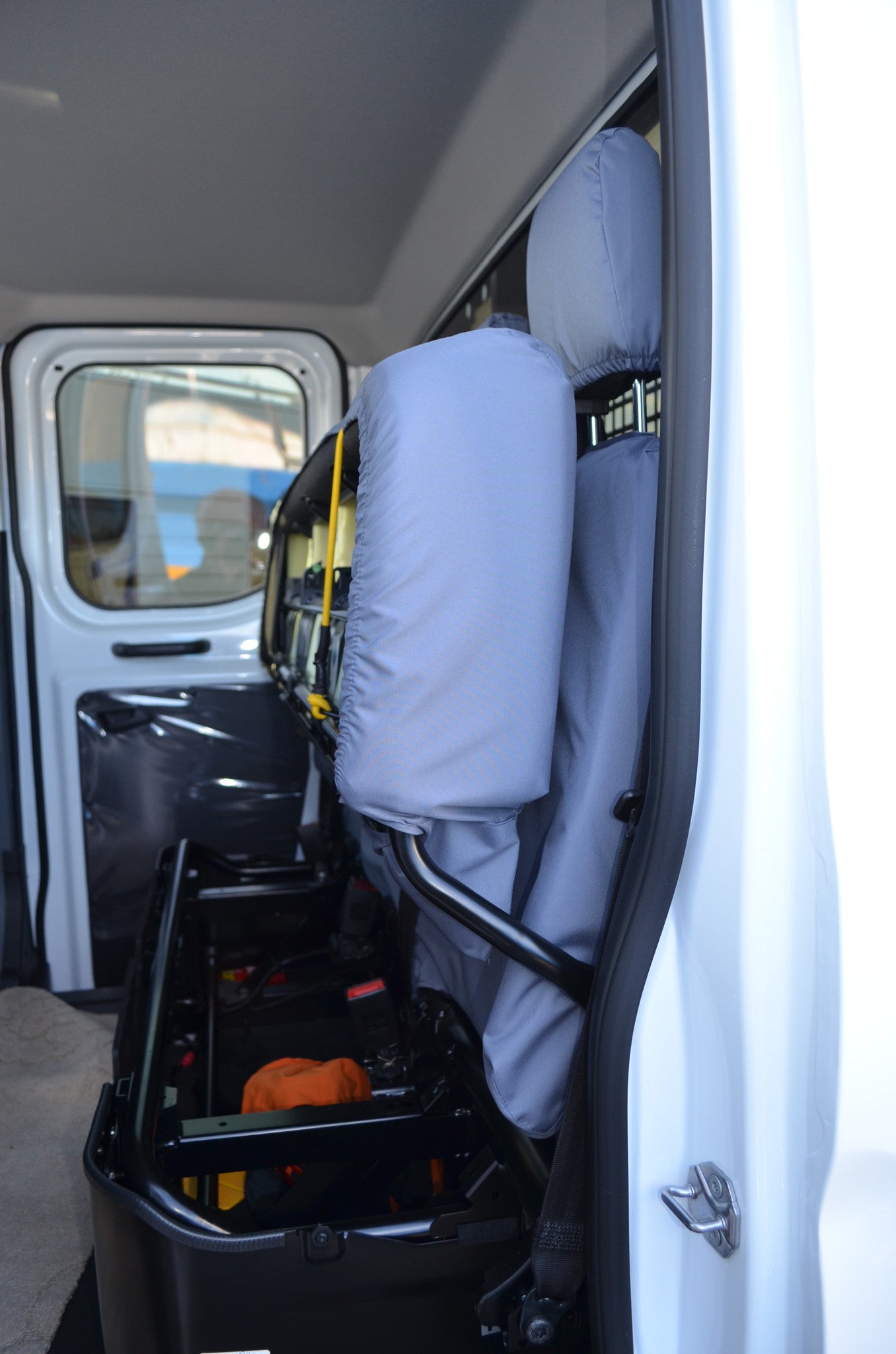Ford Transit 2014+ Tailored & Waterproof Rear Seat Covers Turtle Covers Ltd