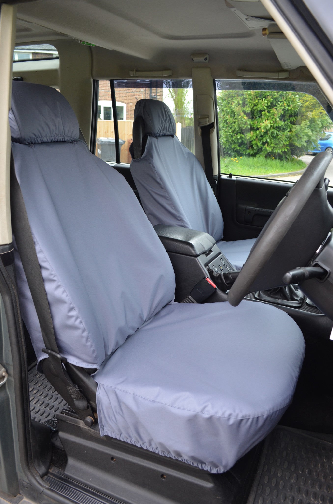 Land Rover Discovery 1998 - 2004 Series 2 Seat Covers Front Pair / Grey Turtle Covers Ltd