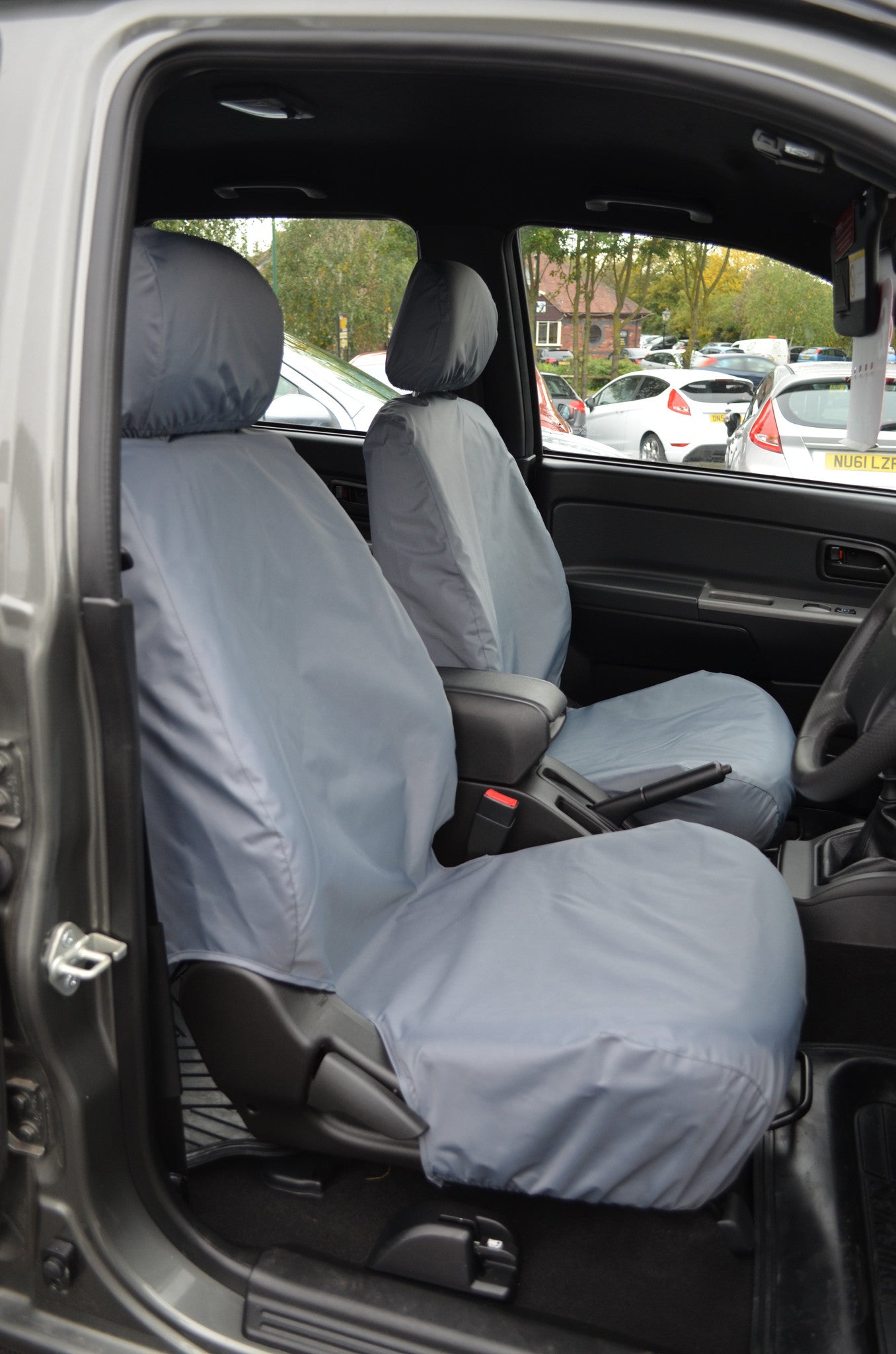 Great Wall Steed 2012 Onwards Seat Covers Front Pair Seat Covers / Grey Turtle Covers Ltd