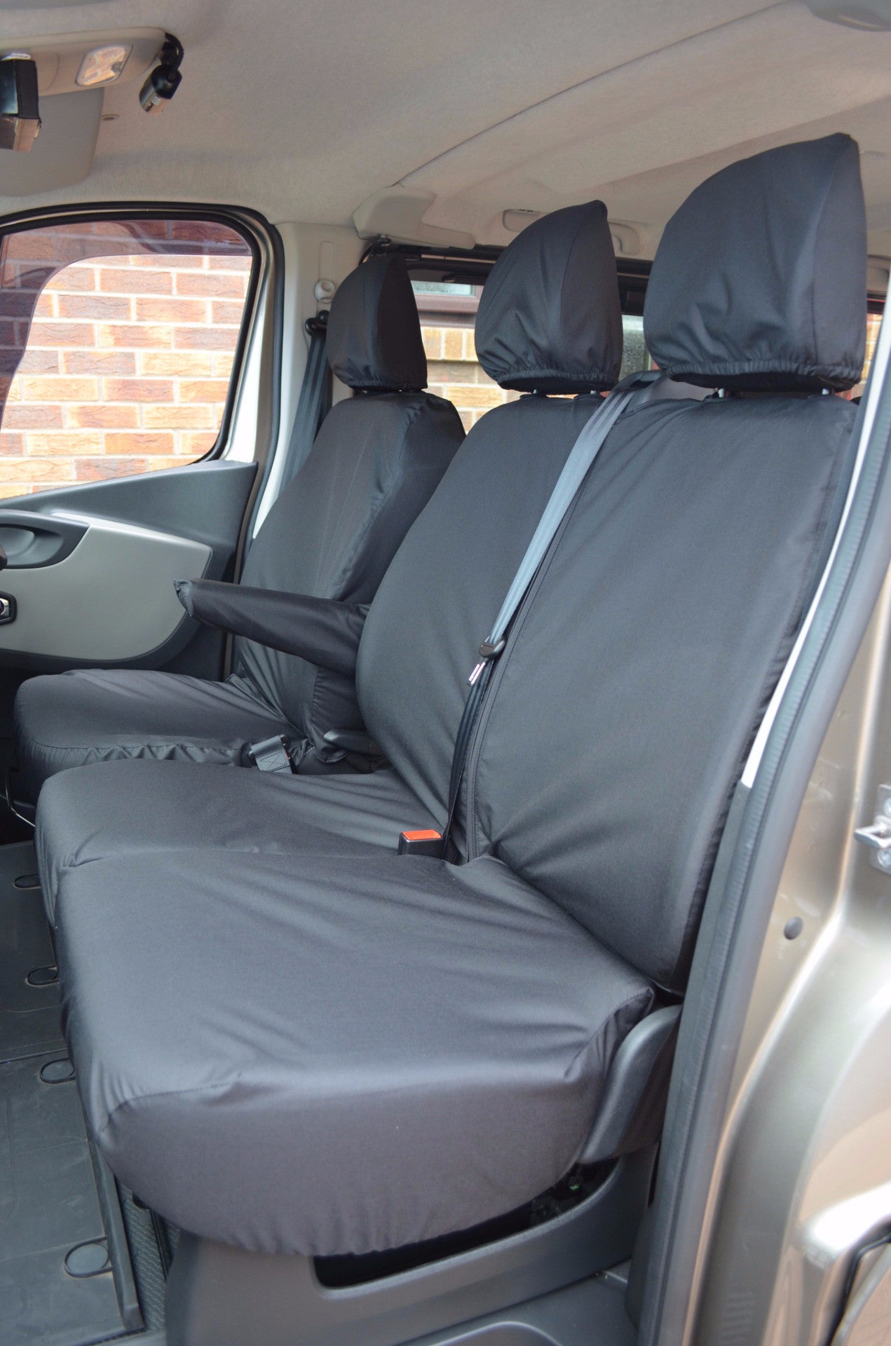 Renault Trafic Passenger 2014 Onwards 9-Seater Minibus Seat Covers  Turtle Covers Ltd