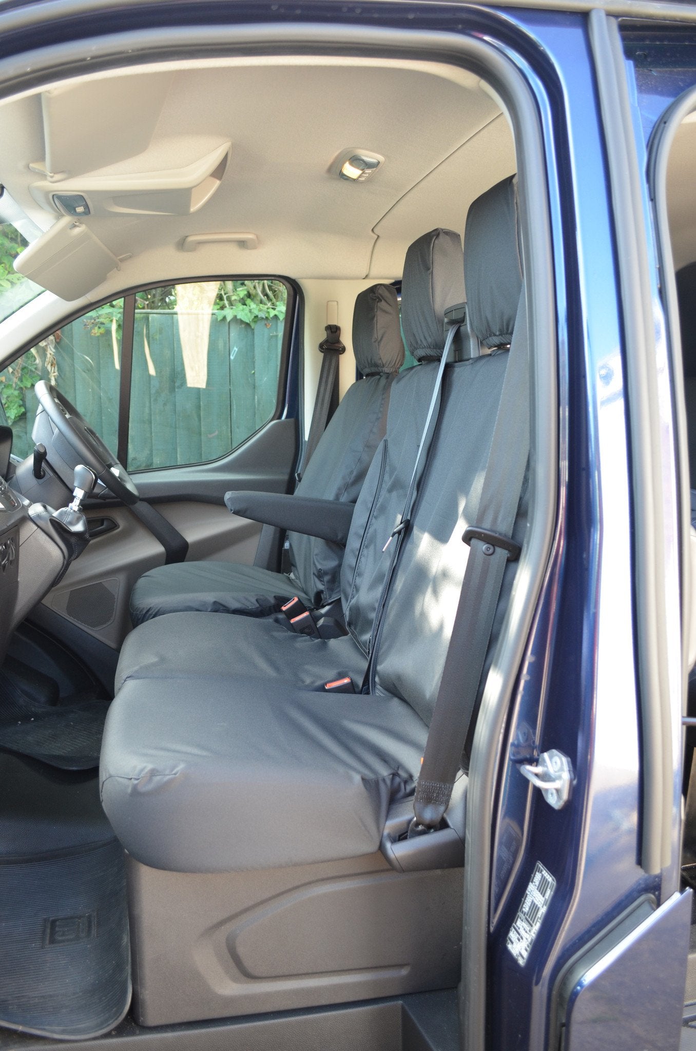 Ford Transit Custom 2013 Onwards Tailored Front Seat Covers Turtle Covers Ltd