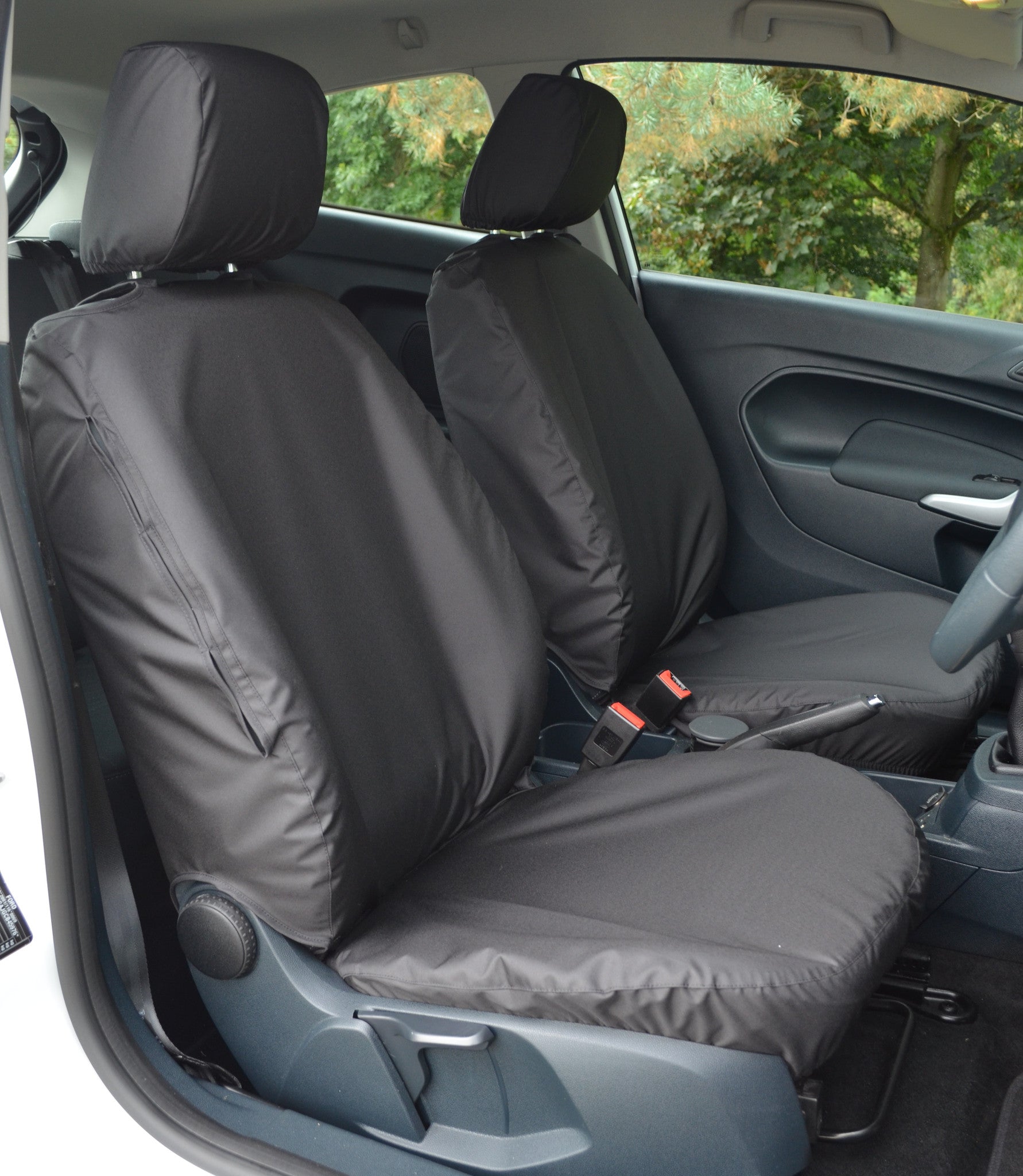 Ford Fiesta Van 2008 - 2018 Tailored Seat Covers Black Turtle Covers Ltd