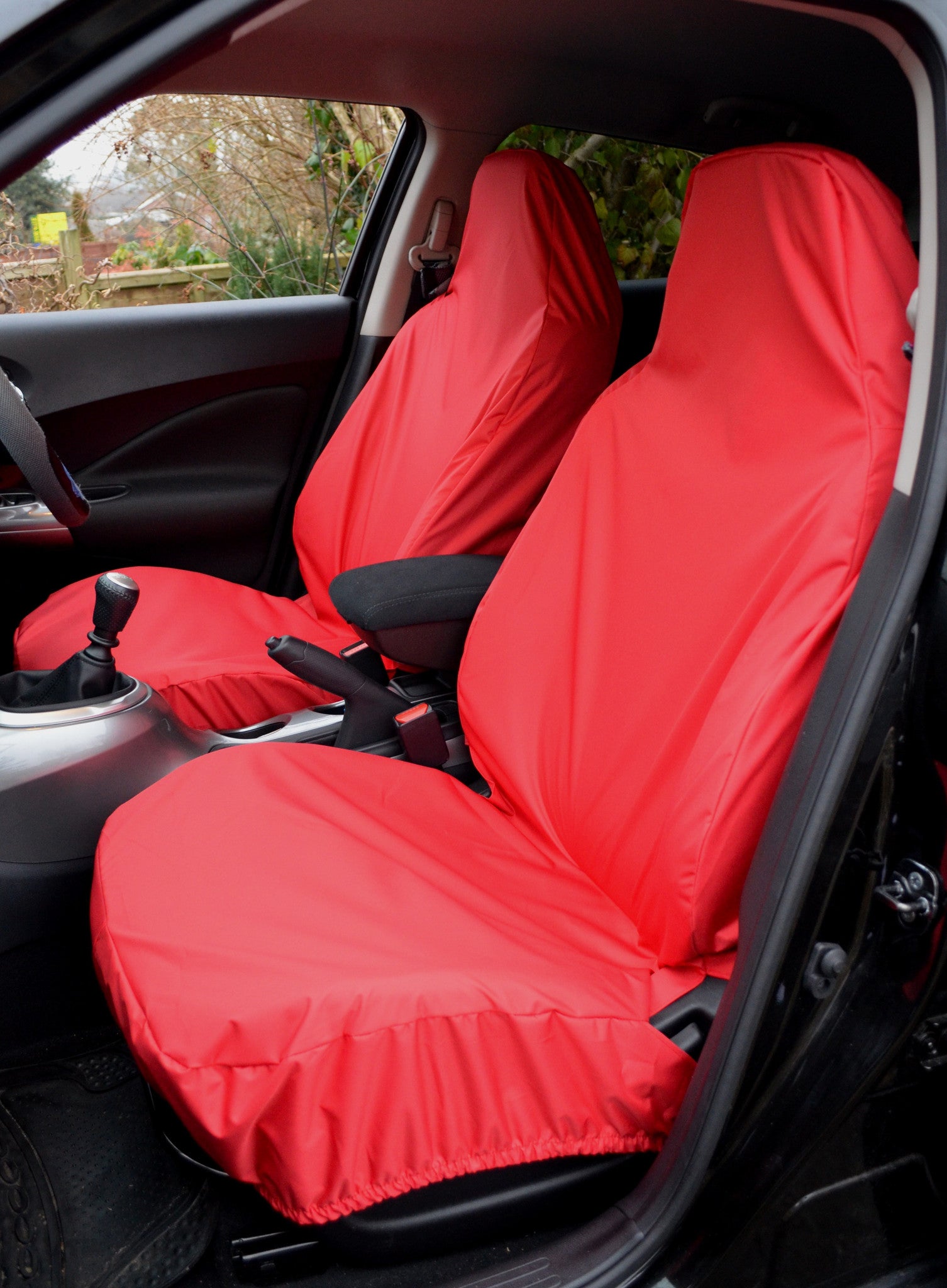 Front Pair of Airbag Compatible Car &amp; Van Seat Covers Red Turtle Covers Ltd