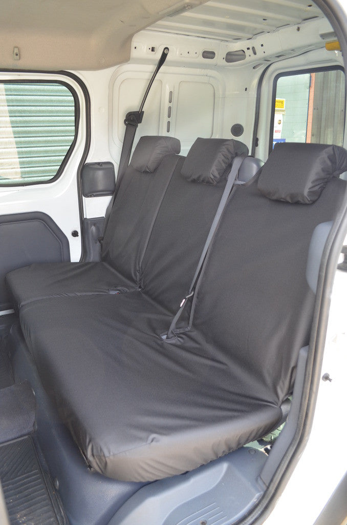 Ford Transit Connect 2002 - 2014 Rear Seat Covers Black Turtle Covers Ltd