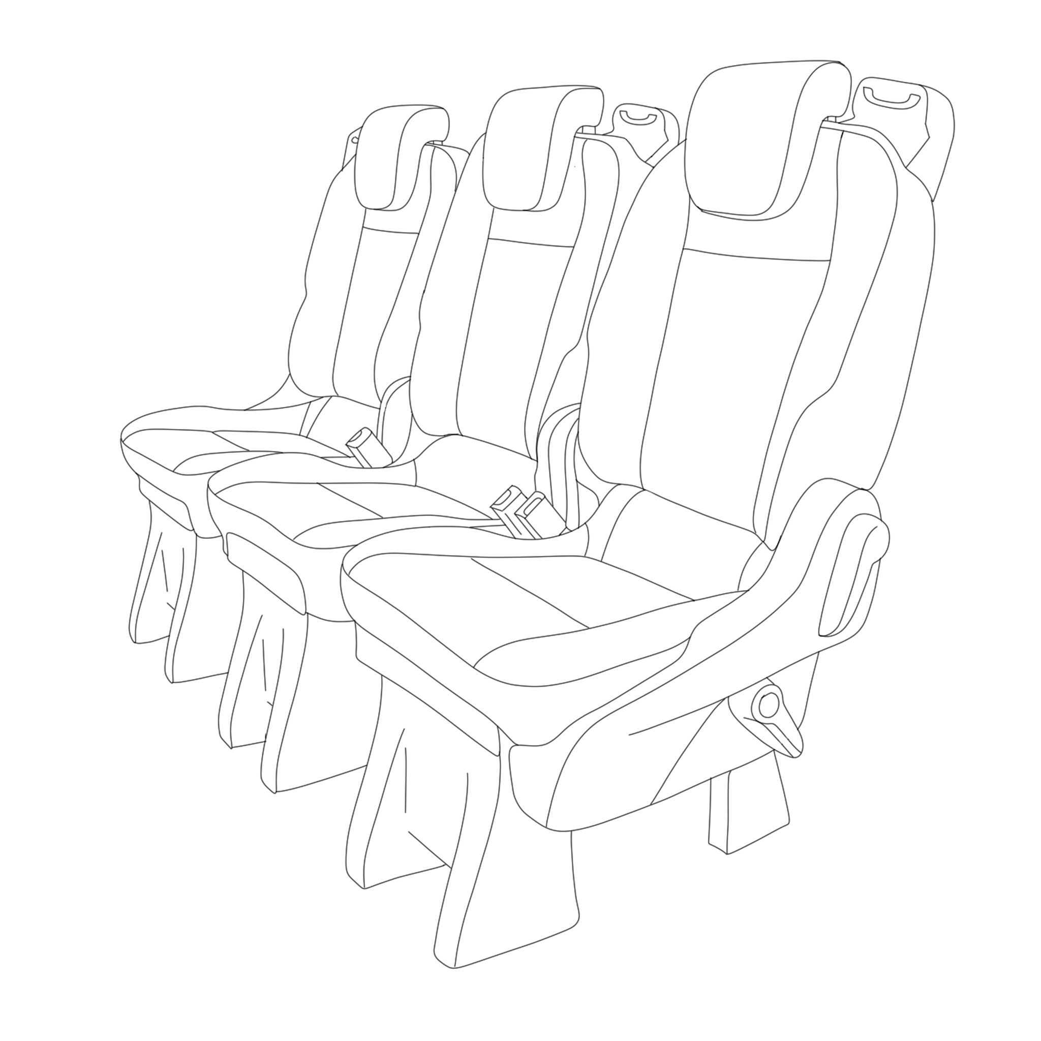 Fits Ford Custom Tourneo 2018-2023 Seat Covers