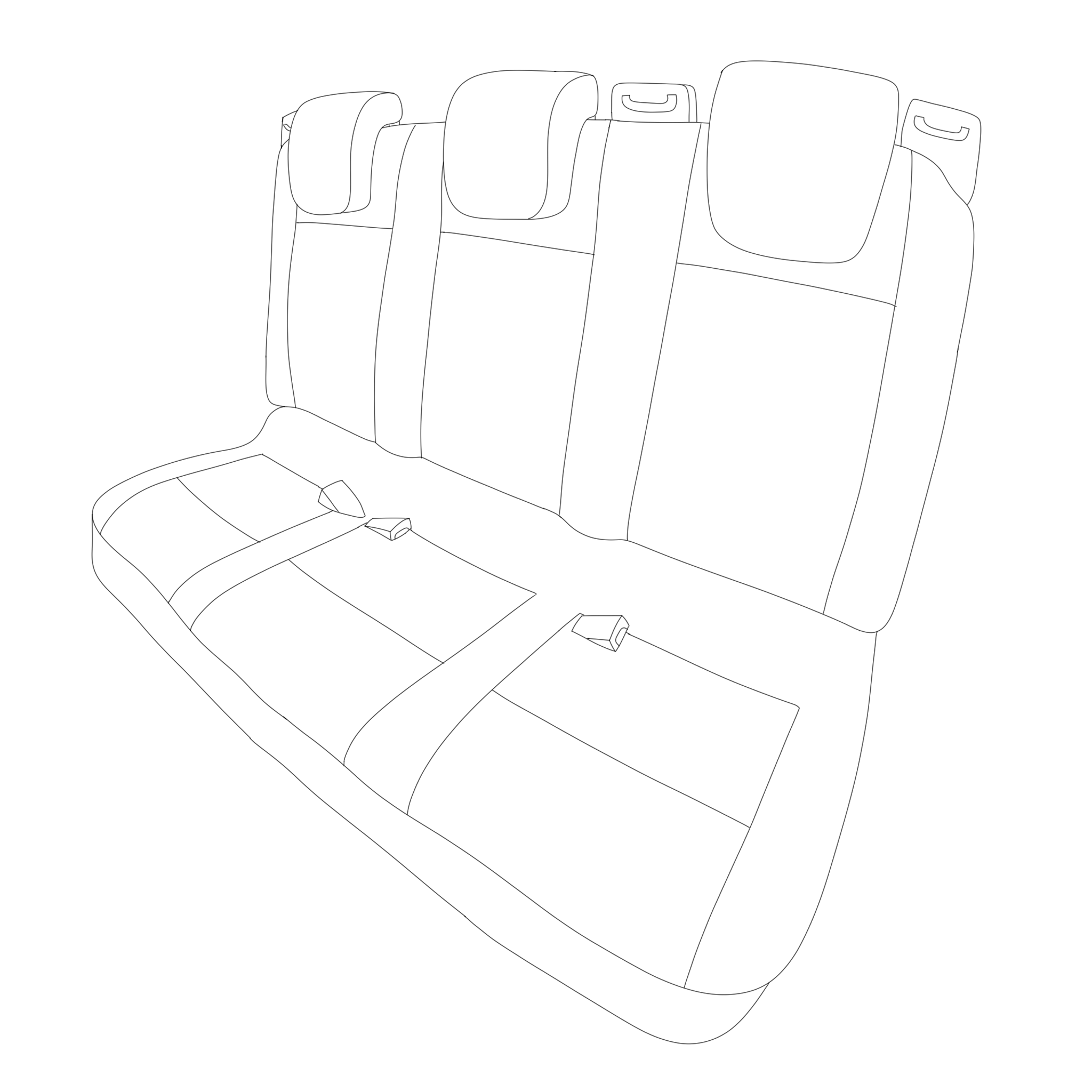 Fits Ford Custom Tourneo Shuttle Bus 2018-2023 Seat Covers