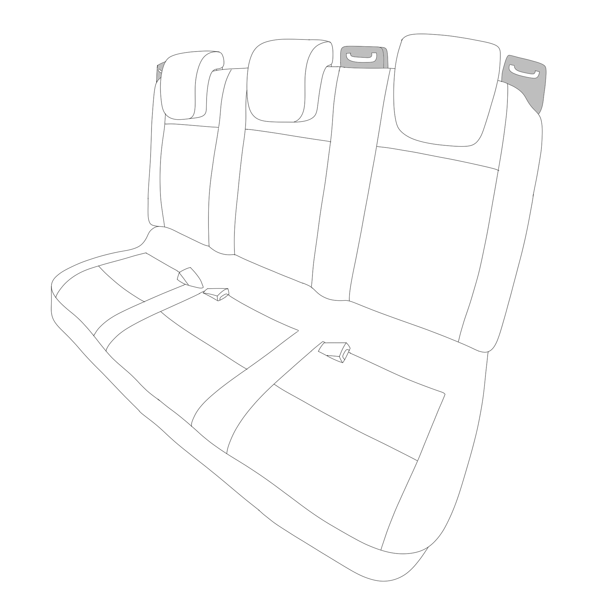 Fits Ford Custom Tourneo Shuttle Bus 2018-2023 Seat Covers