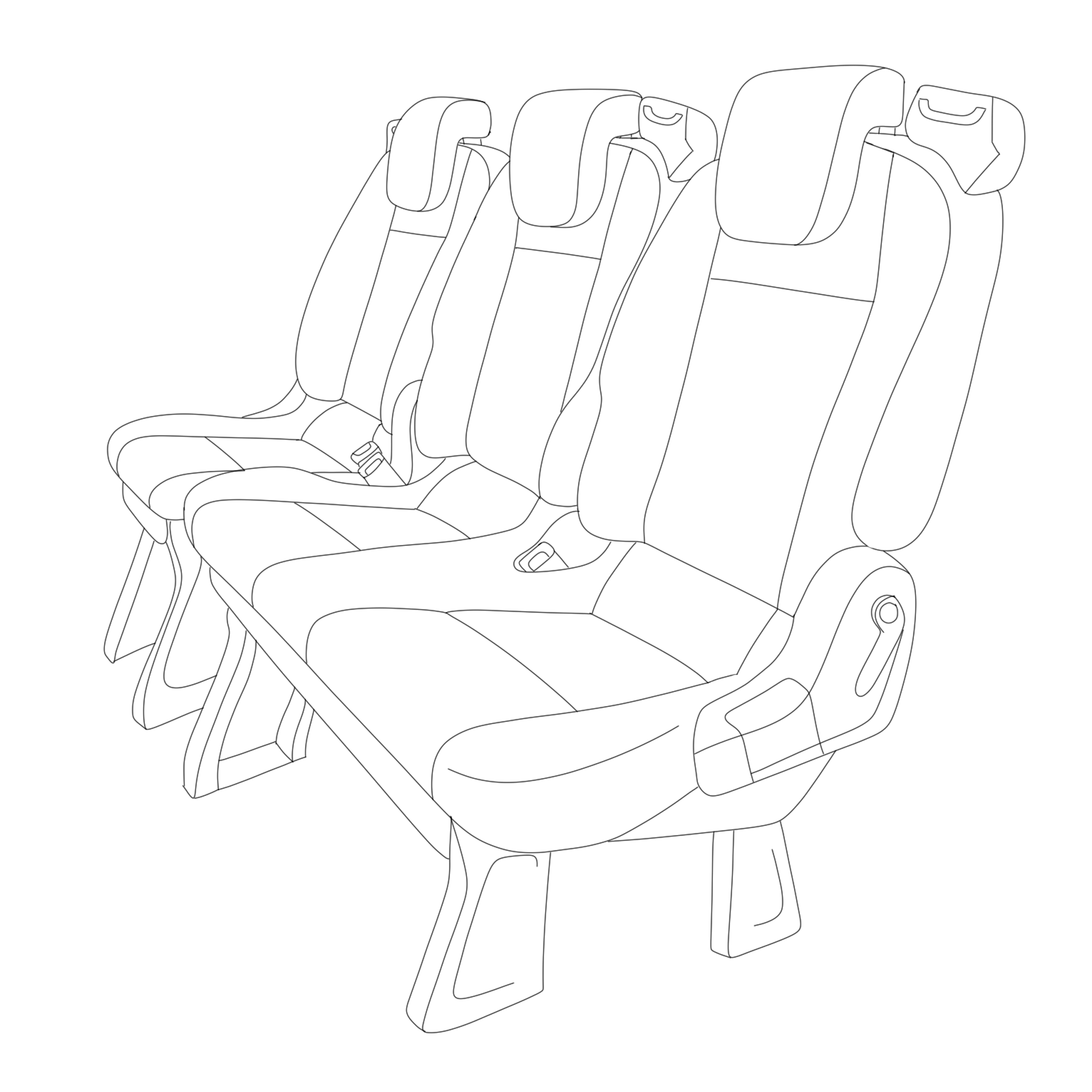 Fits Ford Custom Tourneo 2018-2023 Seat Covers