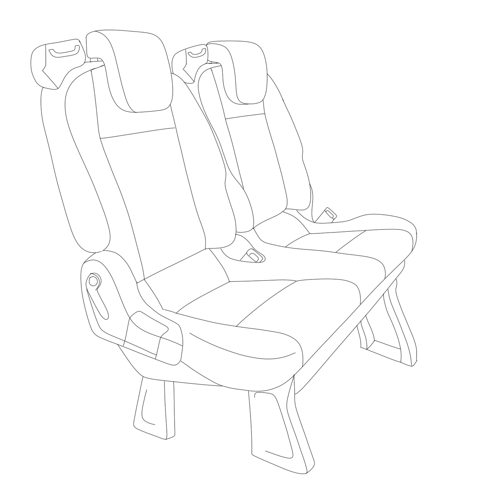 Fits Ford Custom Tourneo Shuttle Bus 2018-2023 Seat Covers