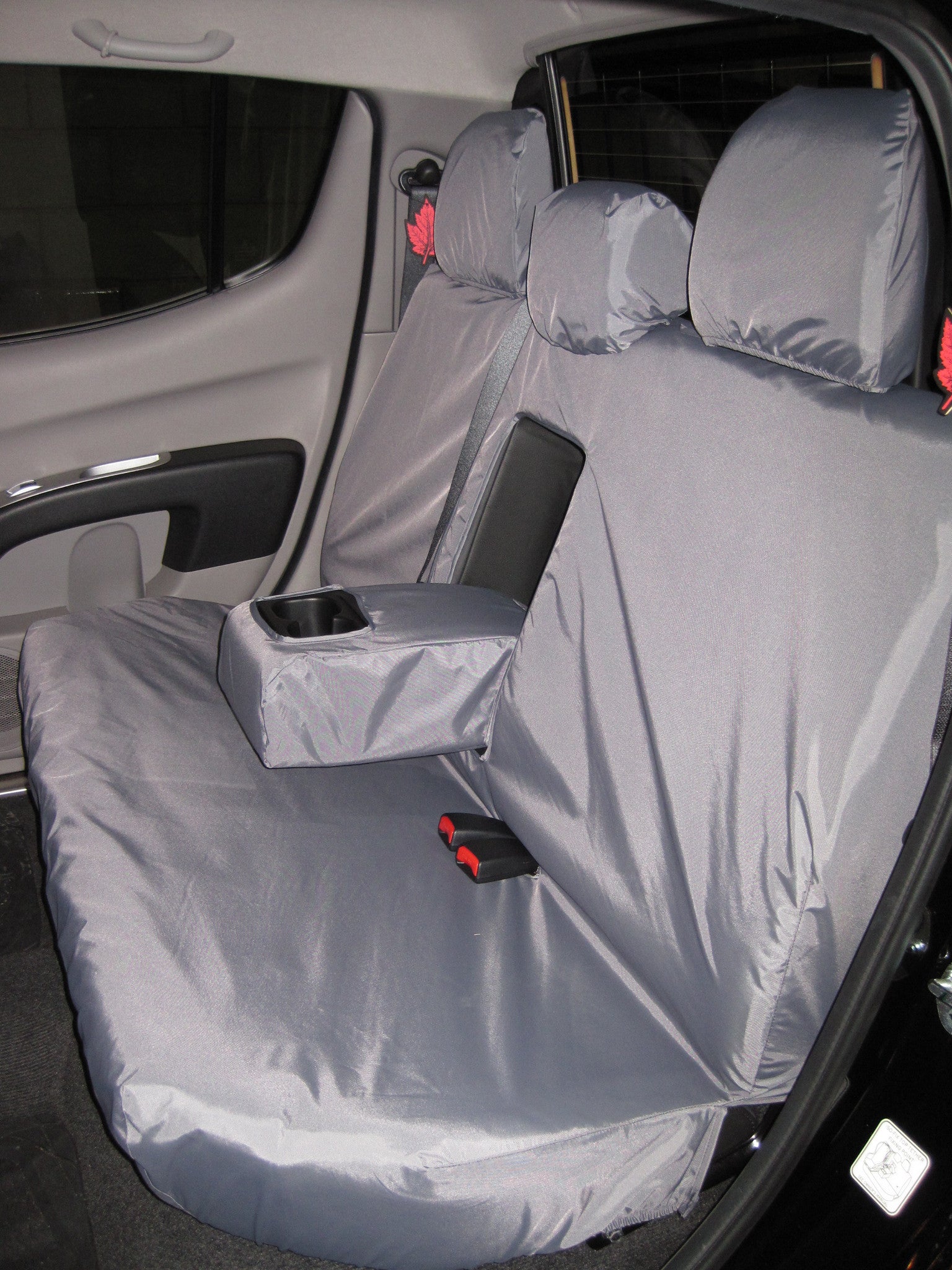 Mitsubishi L200 Double Cab (2006 to 2015) Tailored Seat Covers Rear Seat / Grey Turtle Covers Ltd