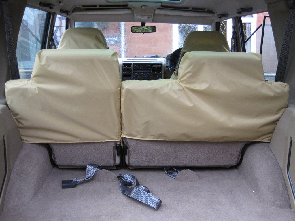 Land Rover Discovery 1989 - 1998 Series 1 Seat Covers Beige / Rear Turtle Covers Ltd
