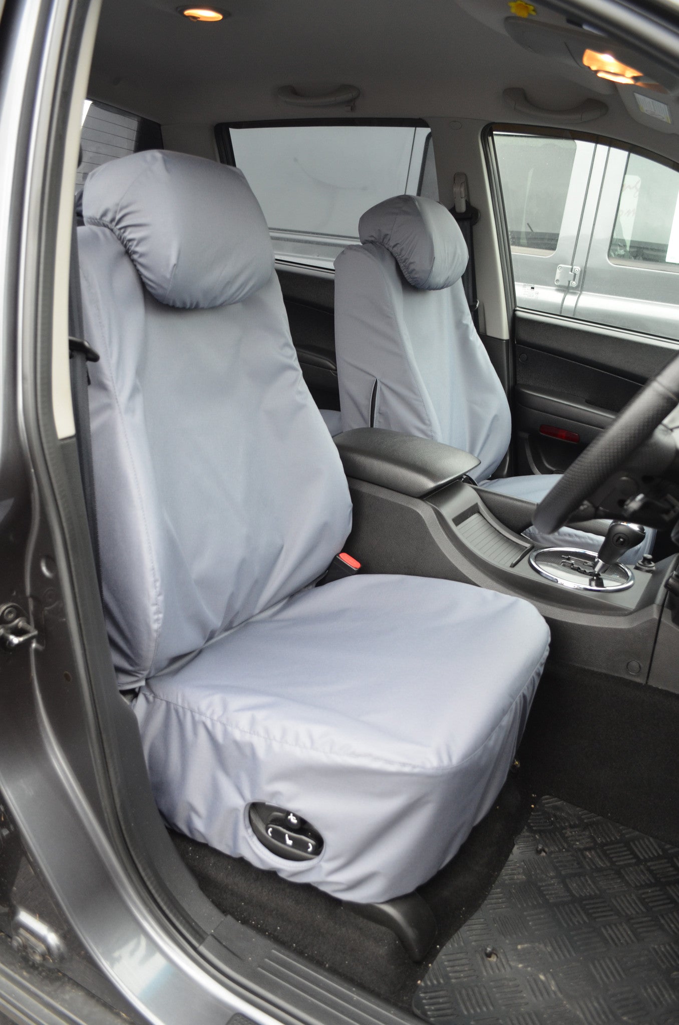 SsangYong Korando Sports/Musso 2012 Onwards Tailored Seat Covers Front / Grey Turtle Covers Ltd
