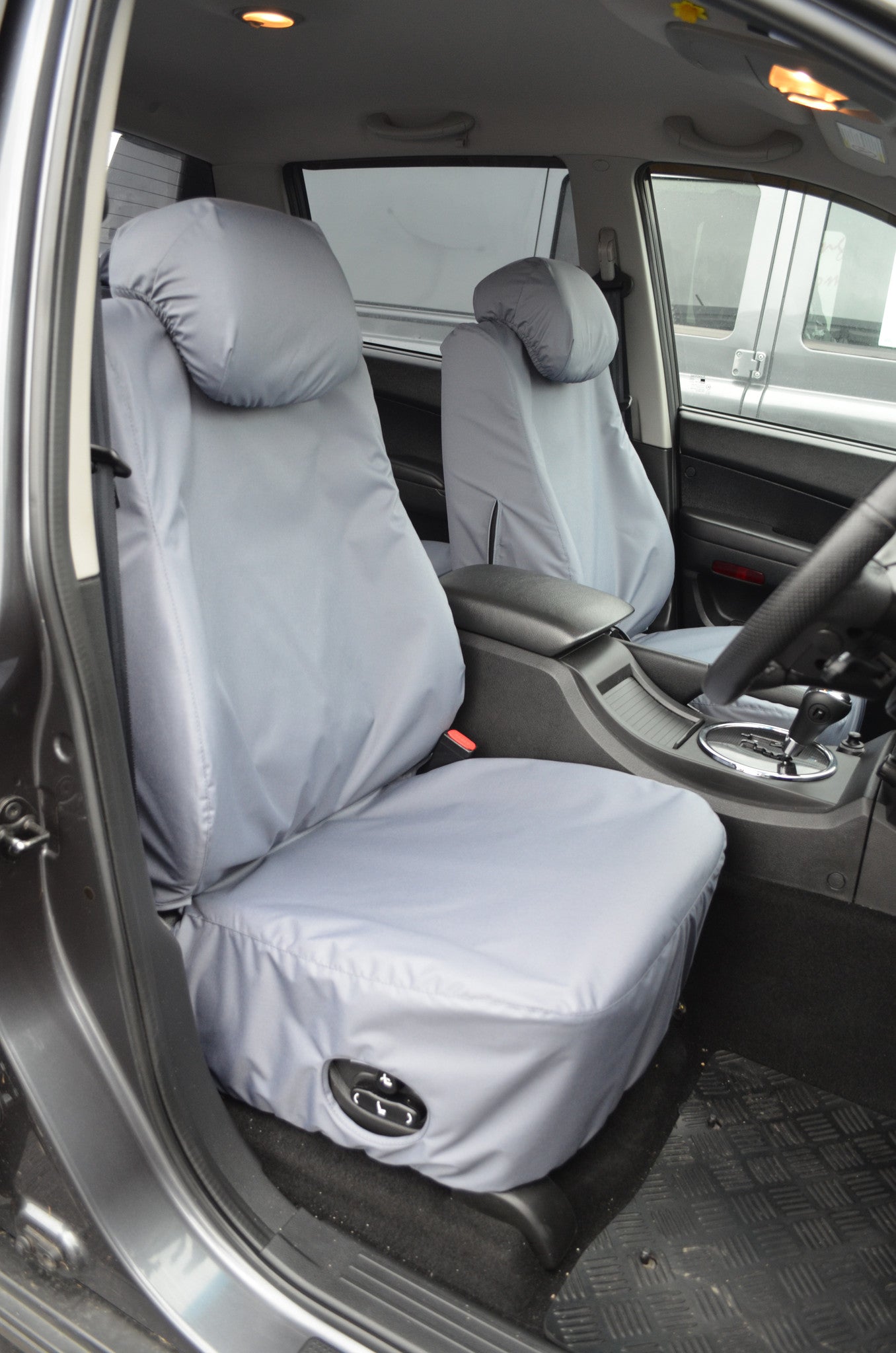 SsangYong Korando Sports/Musso 2012 Onwards Tailored Seat Covers Front / Grey Turtle Covers Ltd