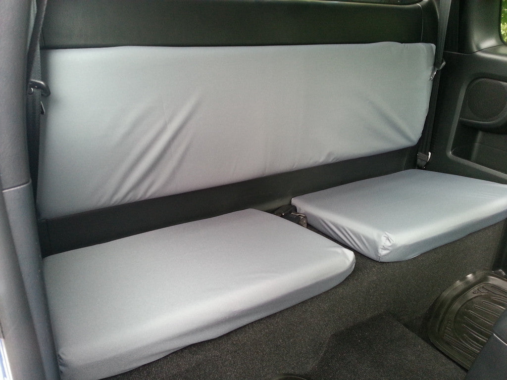 Toyota Hilux 2005 - 2016 Seat Covers Front & Extra Cab Rear / Grey Turtle Covers Ltd