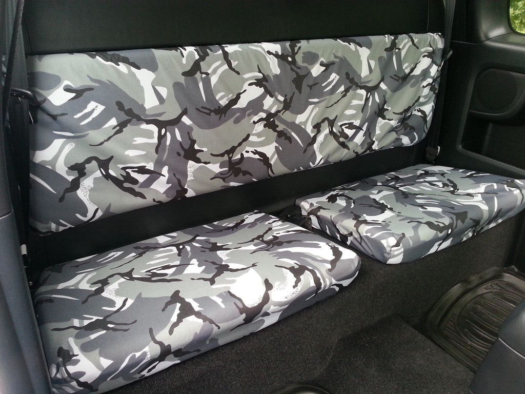 Toyota Hilux 2005 - 2016 Seat Covers Front & Extra Cab Rear / Urban Camouflage Turtle Covers Ltd