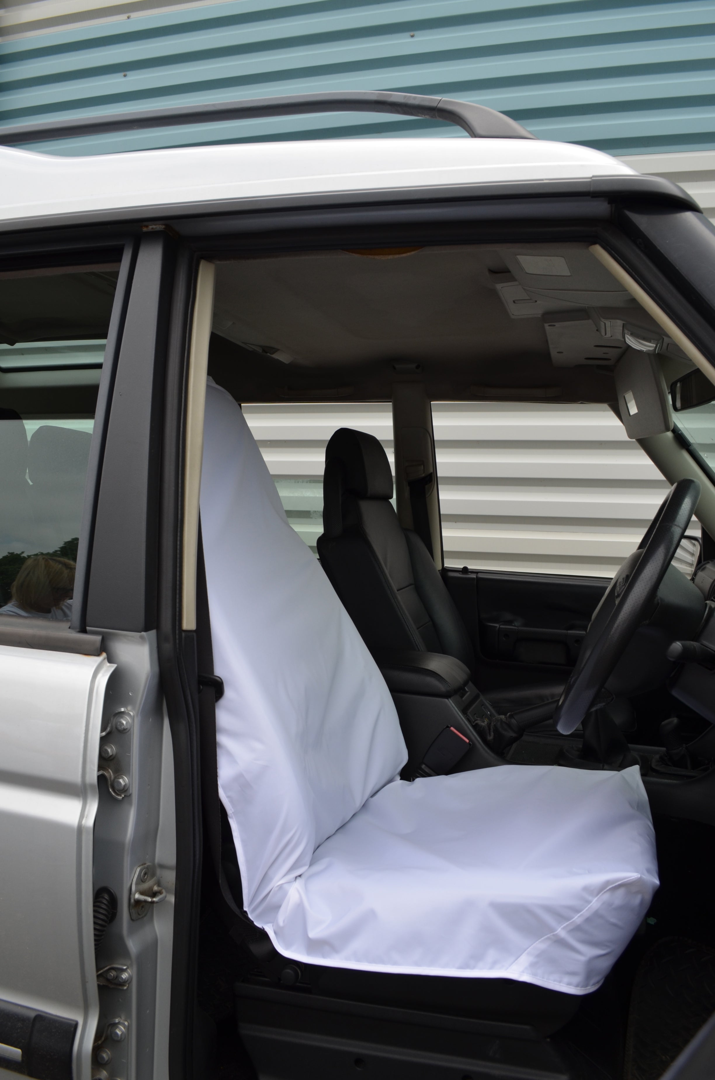 Universal Car &amp; Van Seat Cover White / Single Turtle Covers Ltd