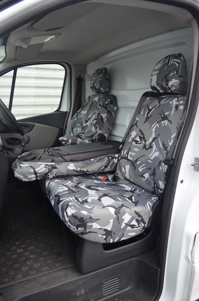Vauxhall Vivaro 2014 - 2019 Tailored Front Seat Covers Turtle Covers Ltd