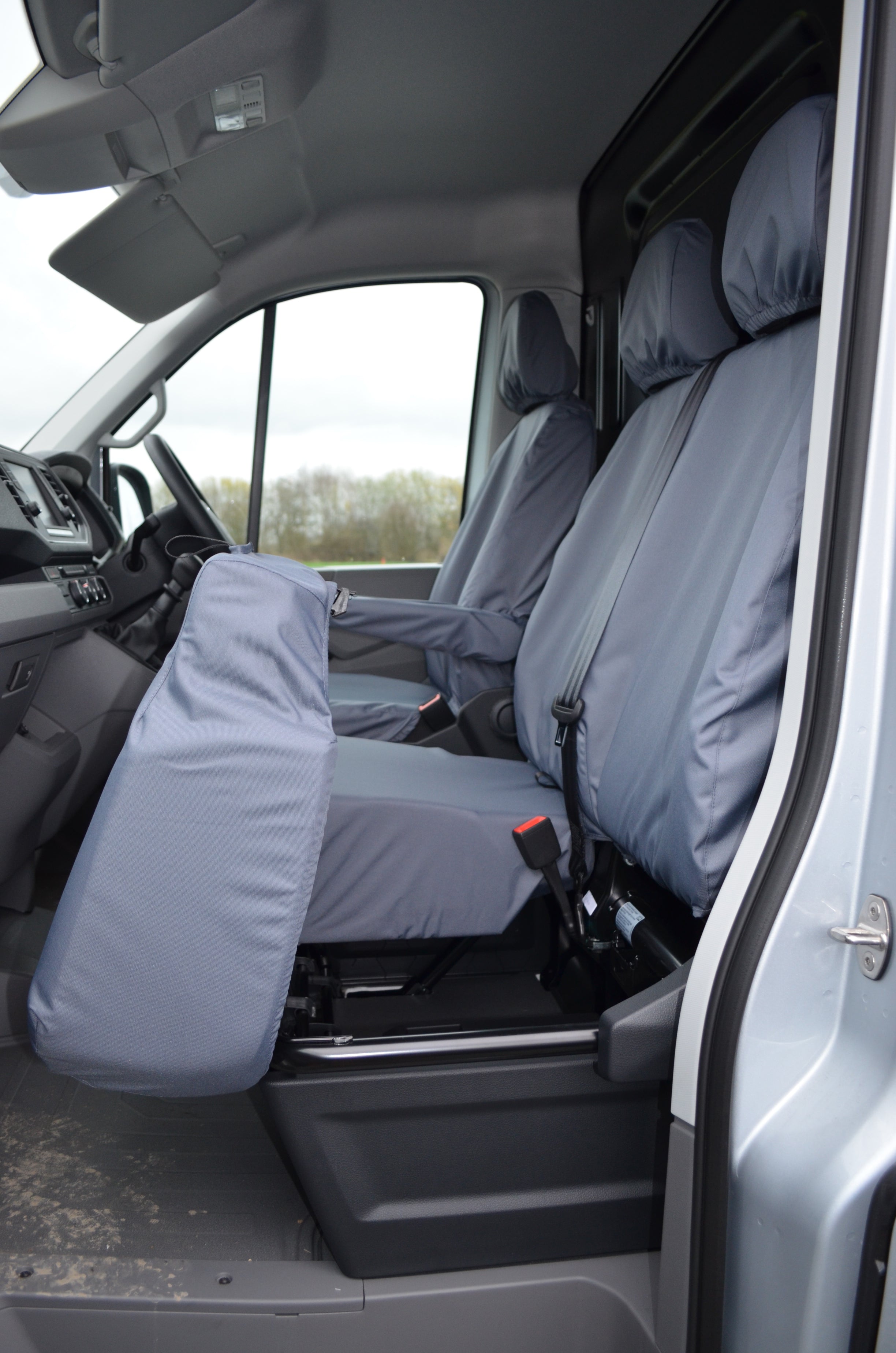 VW Crafter 2017+ Van Tailored &amp; Waterproof Seat Covers  Turtle Covers Ltd