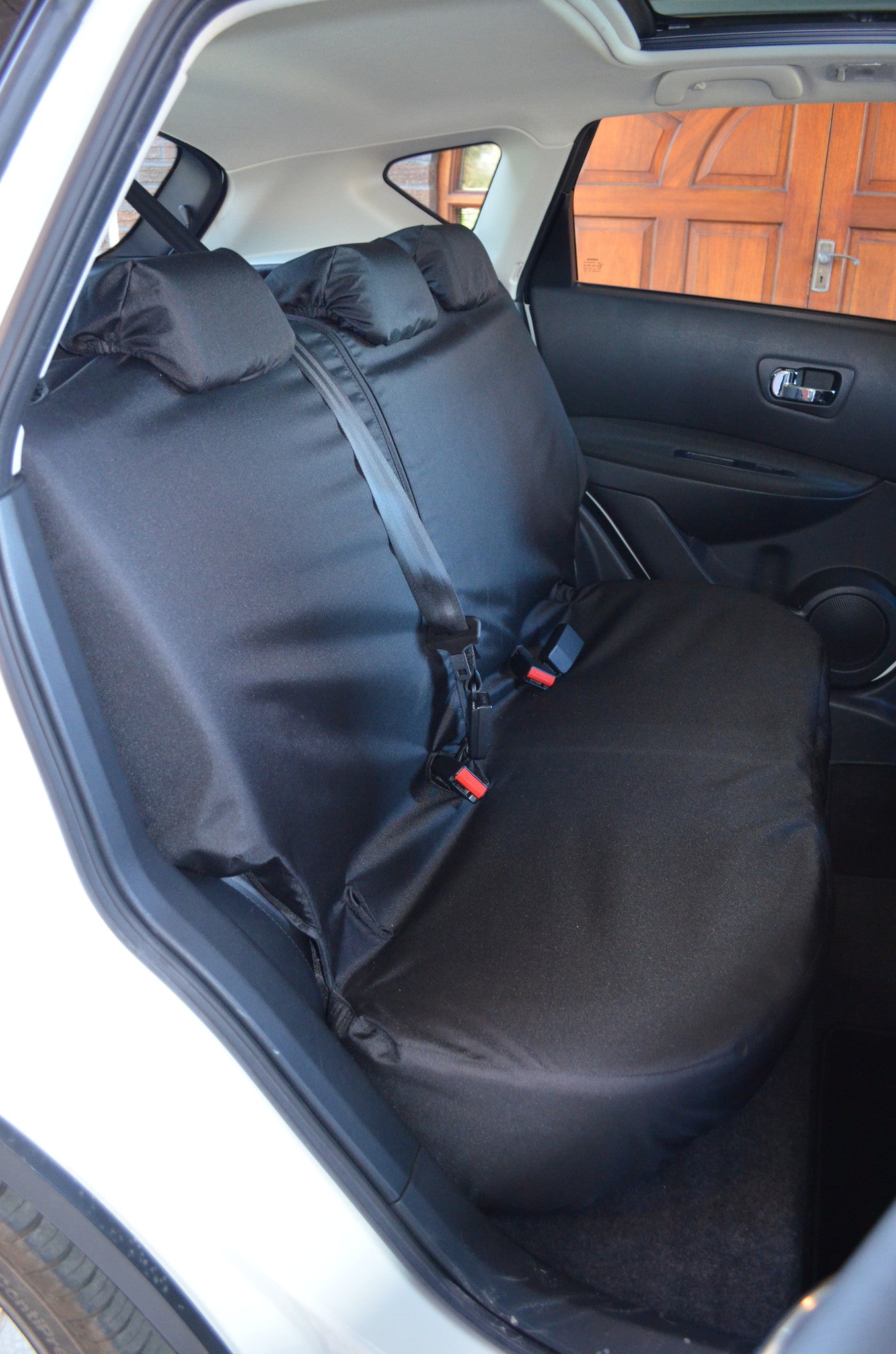 Nissan Qashqai 2007 - 2013 Tailored Seat Covers Black / Rear Turtle Covers Ltd