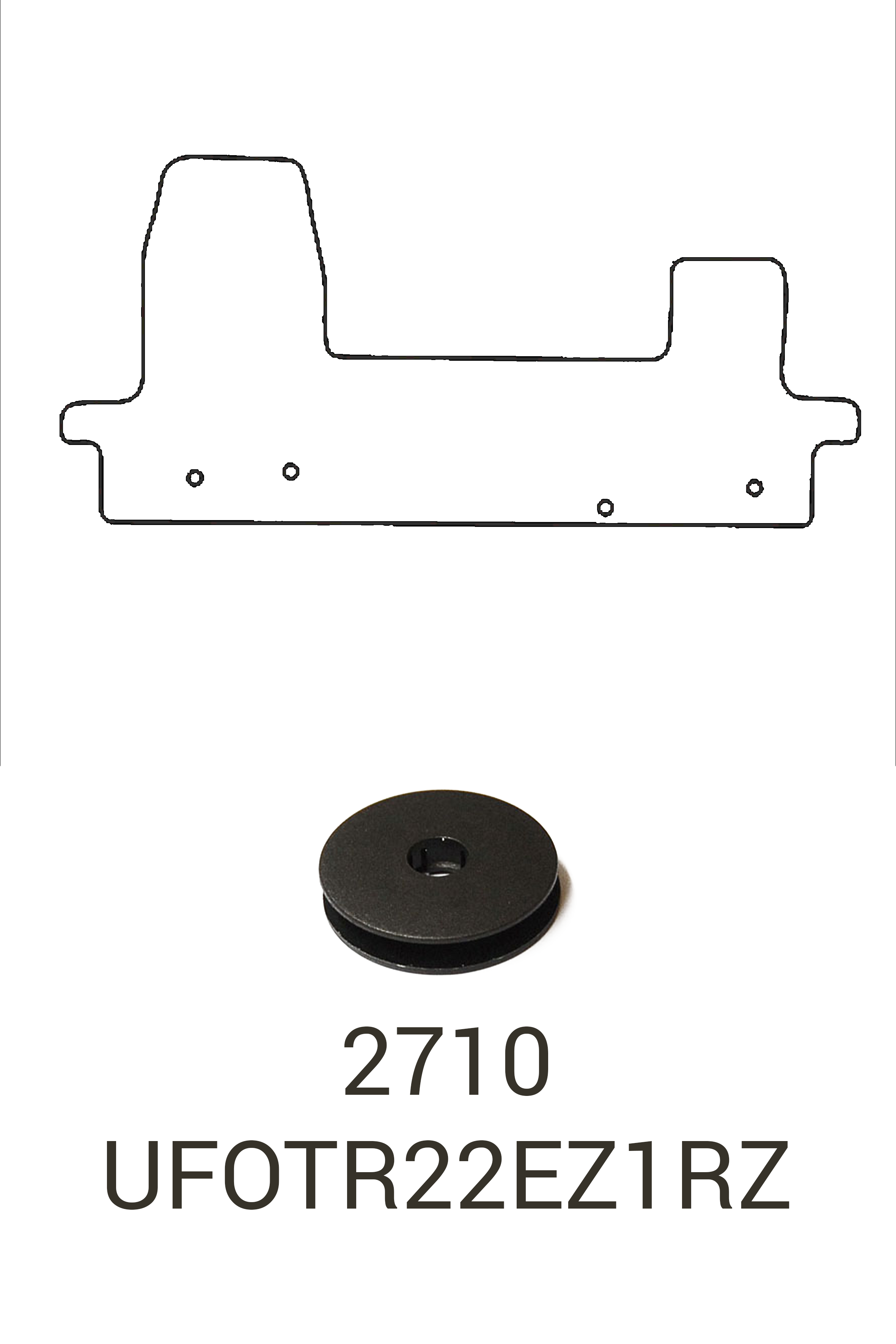 Fits Ford Transit E 2022+ Front Rubber Mat
