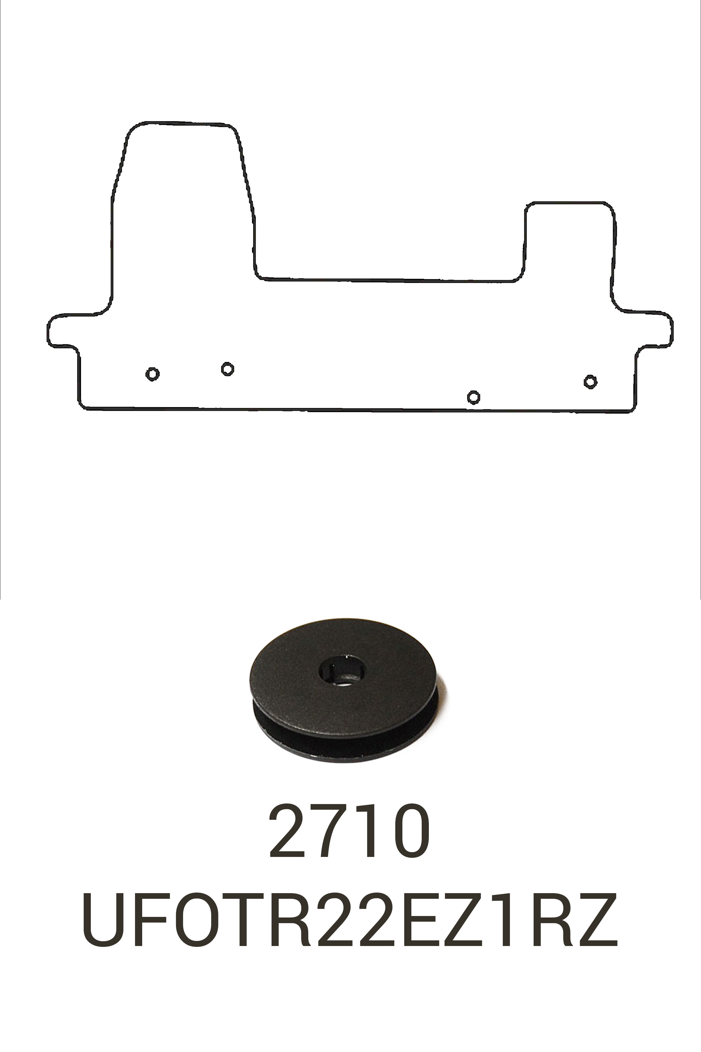 Ford Transit E 2022+ Tailored Front Rubber Mat