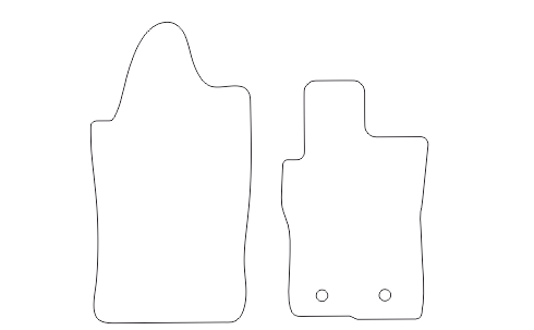 Fits VW Volkswagen Amarok 2022+ Rubber Mats