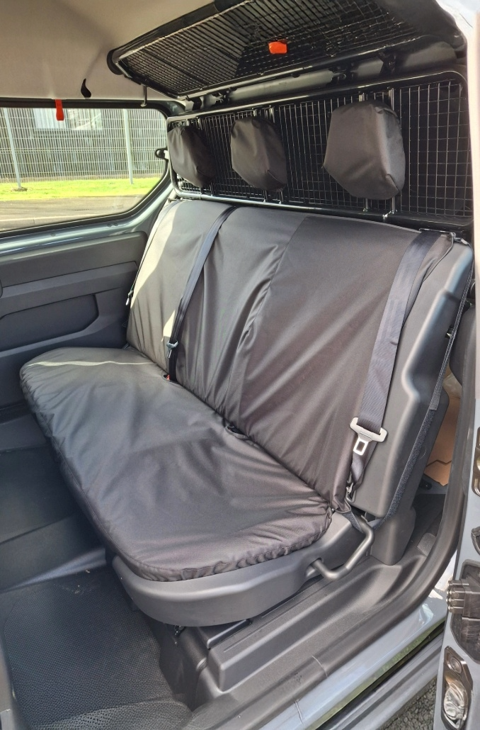 Fits Renault Kangoo 2022+ Rear Triple Folding Bulkhead Seat Covers