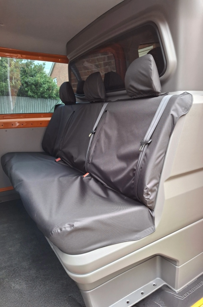 Fits VW Volkswagen Crafter 2017+ Crew Cab Rear Seat Covers