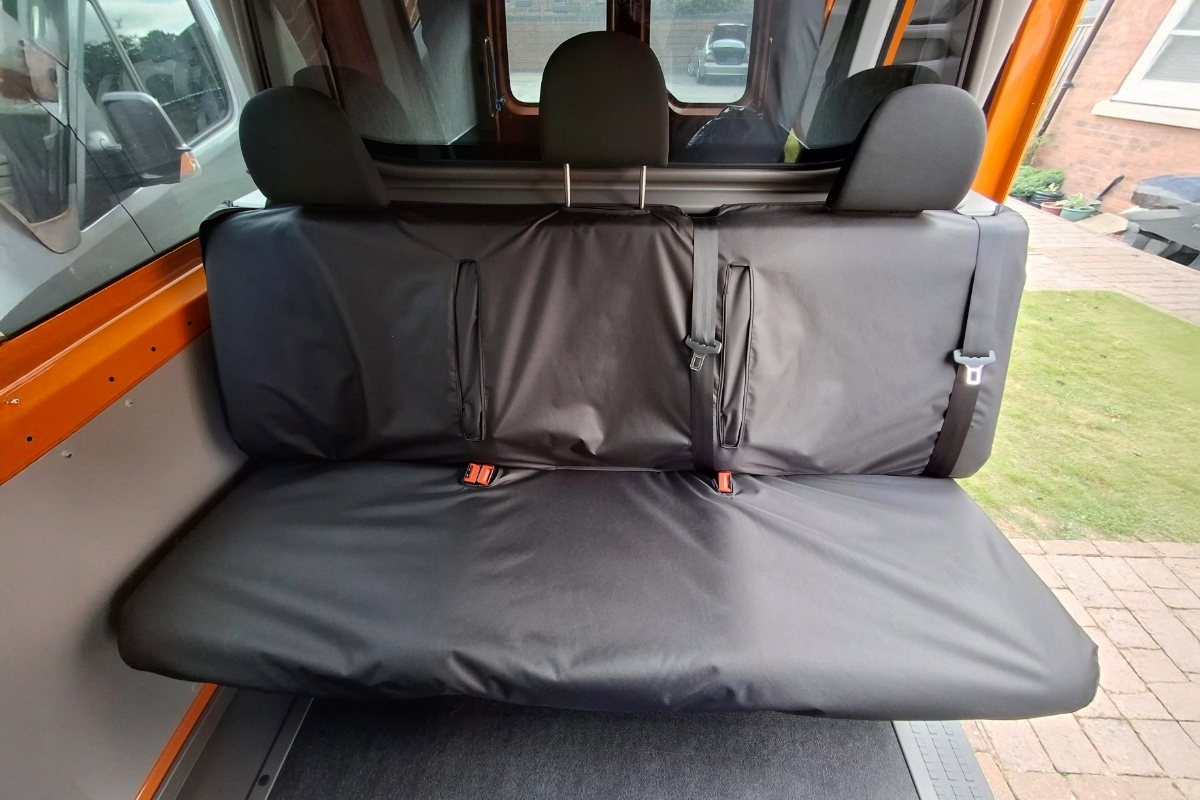 Fits VW Volkswagen Crafter 2017+ Crew Cab Rear Seat Covers