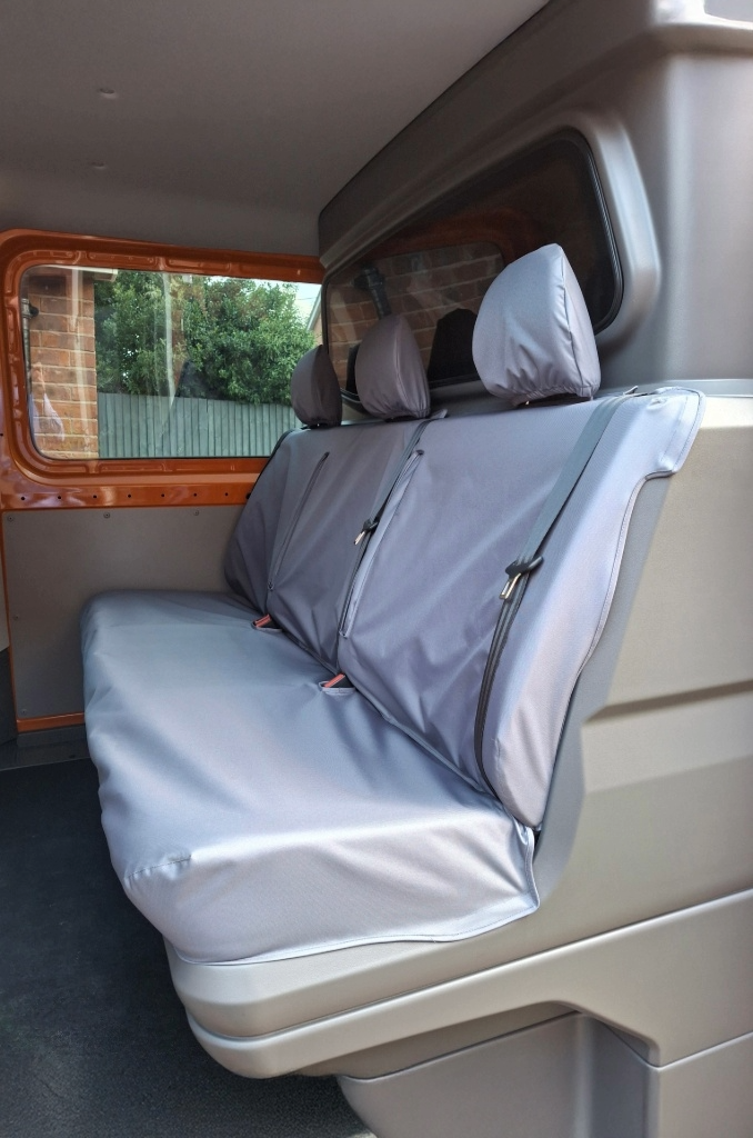 Fits VW Volkswagen Crafter 2017+ Crew Cab Rear Seat Covers