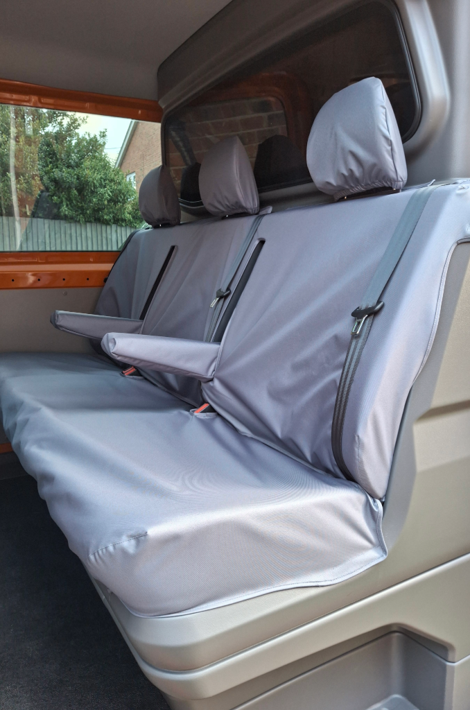 Fits VW Volkswagen Crafter 2017+ Crew Cab Rear Seat Covers
