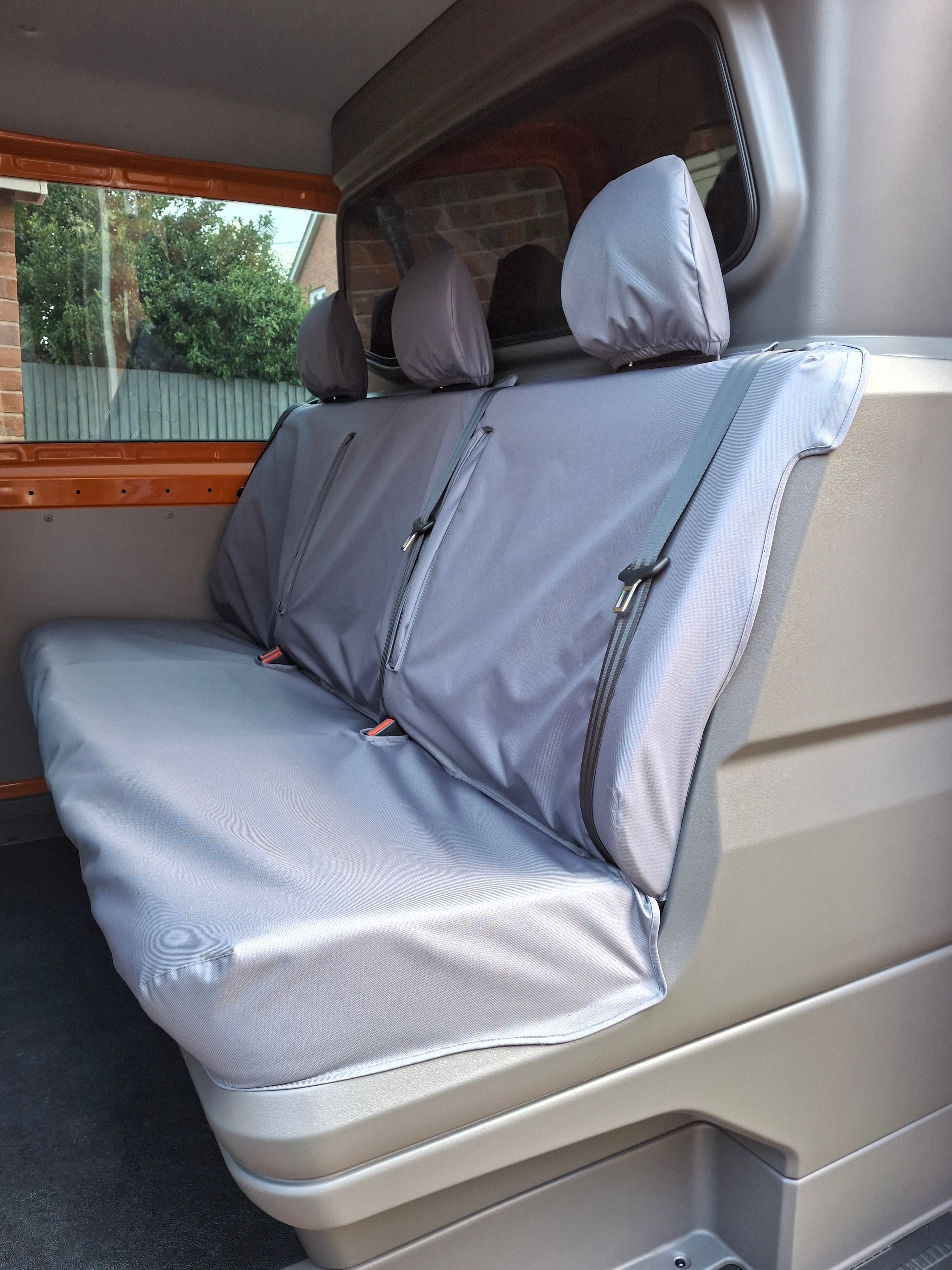 Fits VW Volkswagen Crafter 2017+ Crew Cab Rear Seat Covers