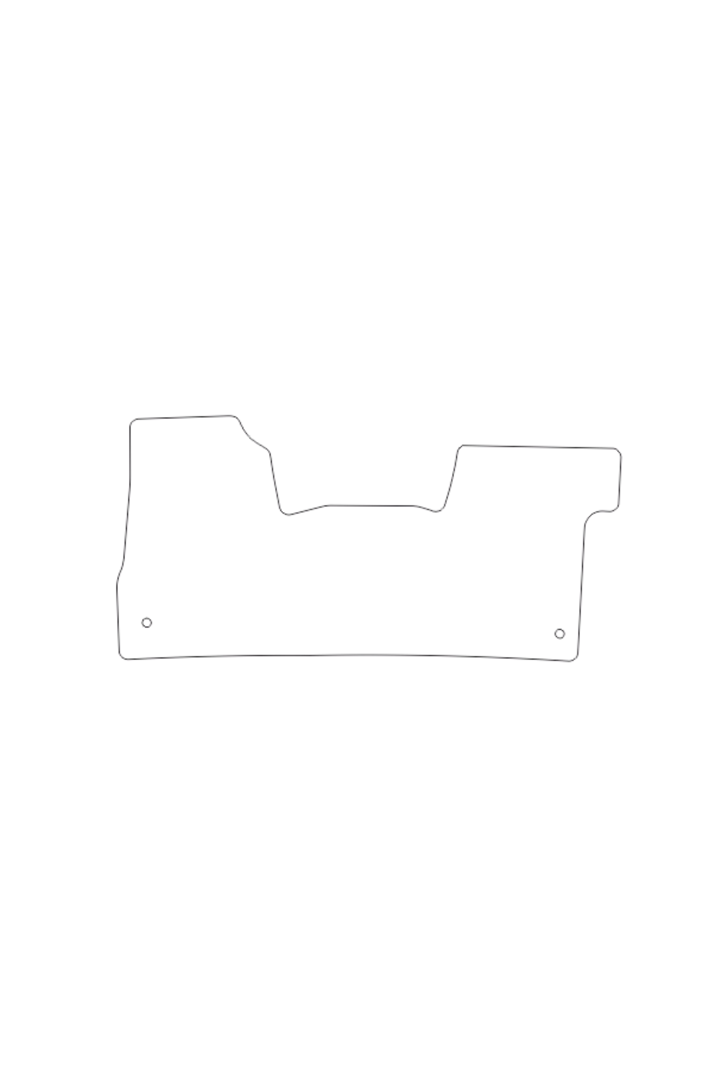 Fits Renault Master 2024+ Front Rubber Mat