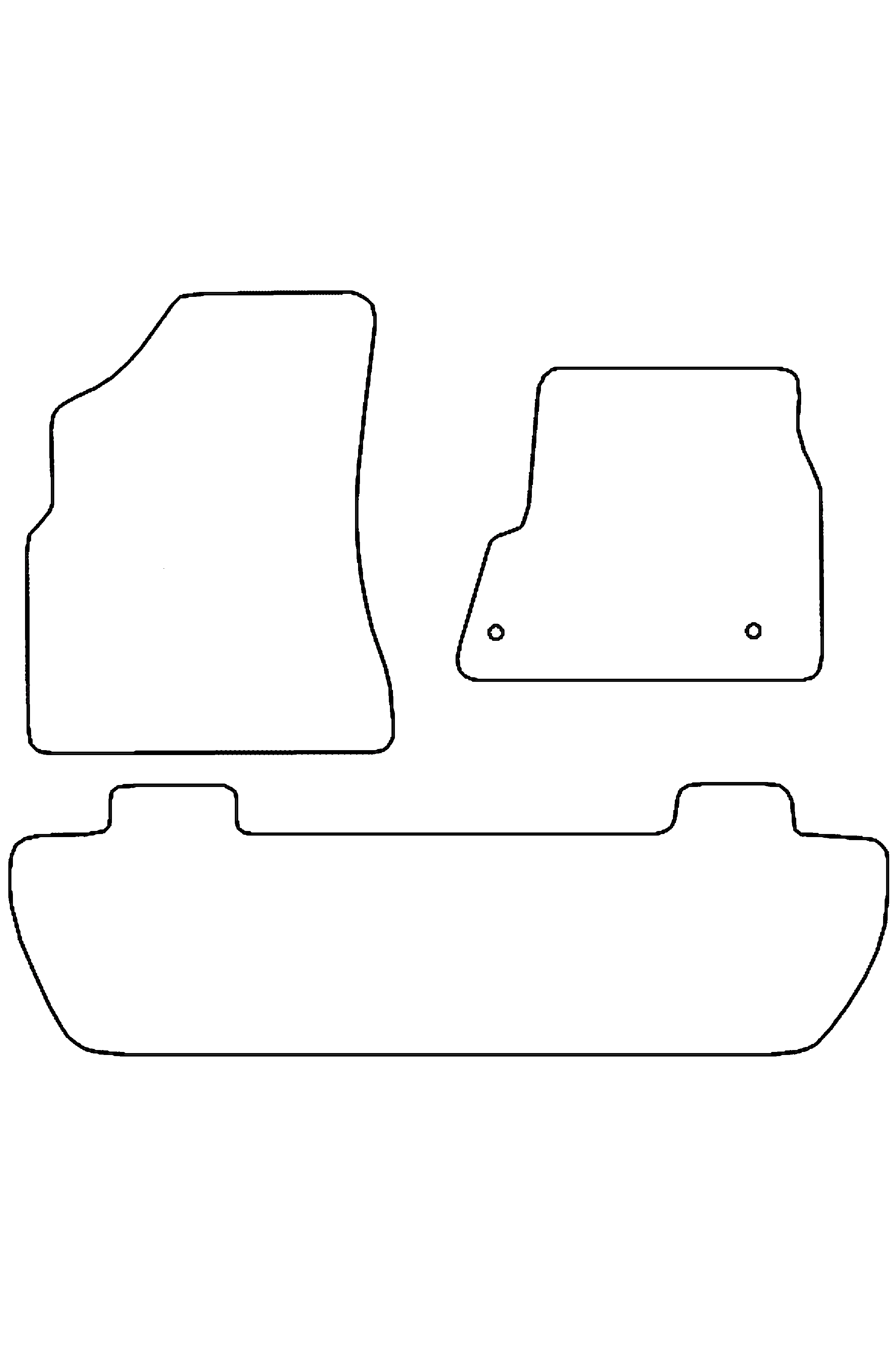 Fits Peugeot Partner 2008-2018 Rubber Mats
