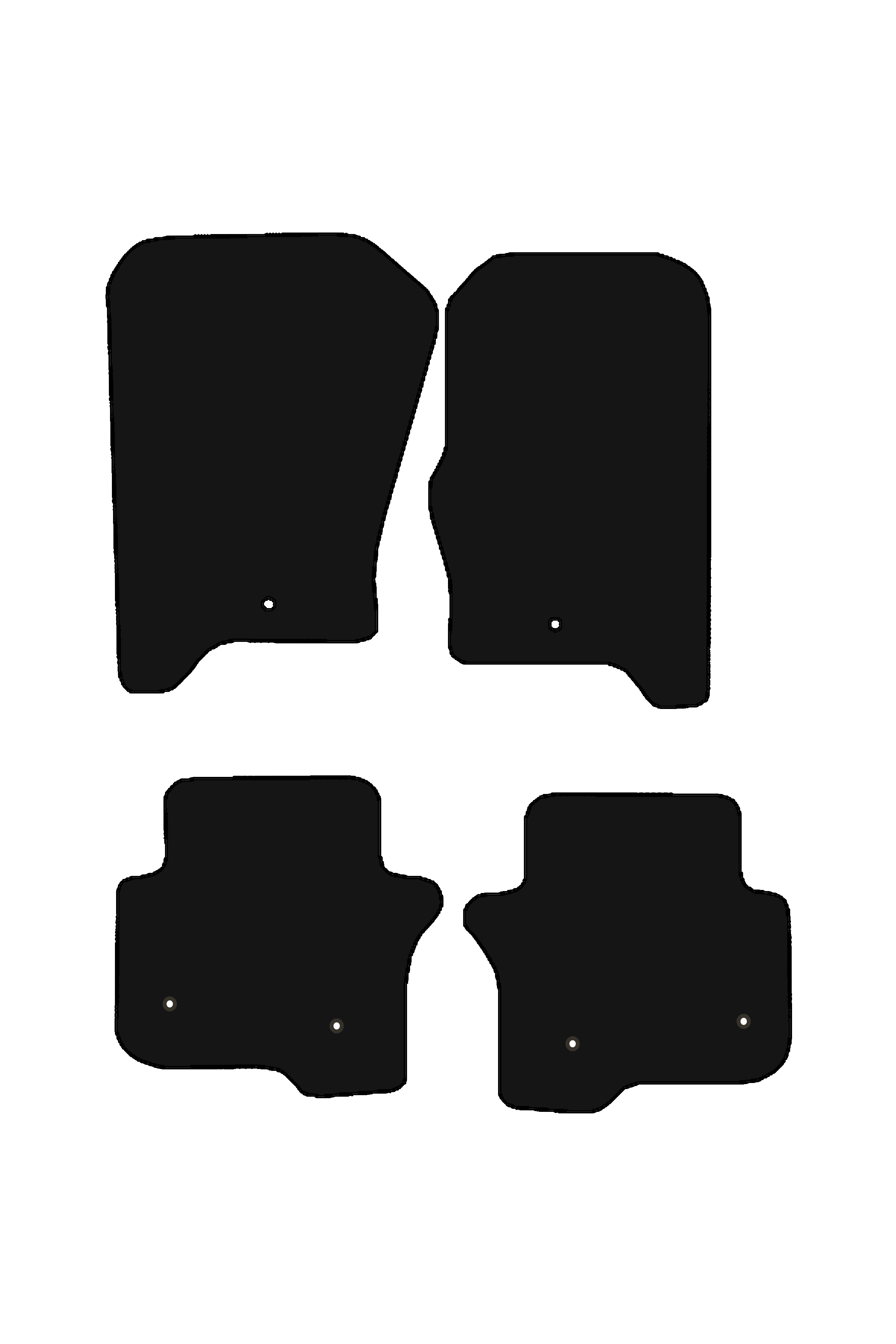 Fits Land Rover Discovery Series 4 Rubber Mats